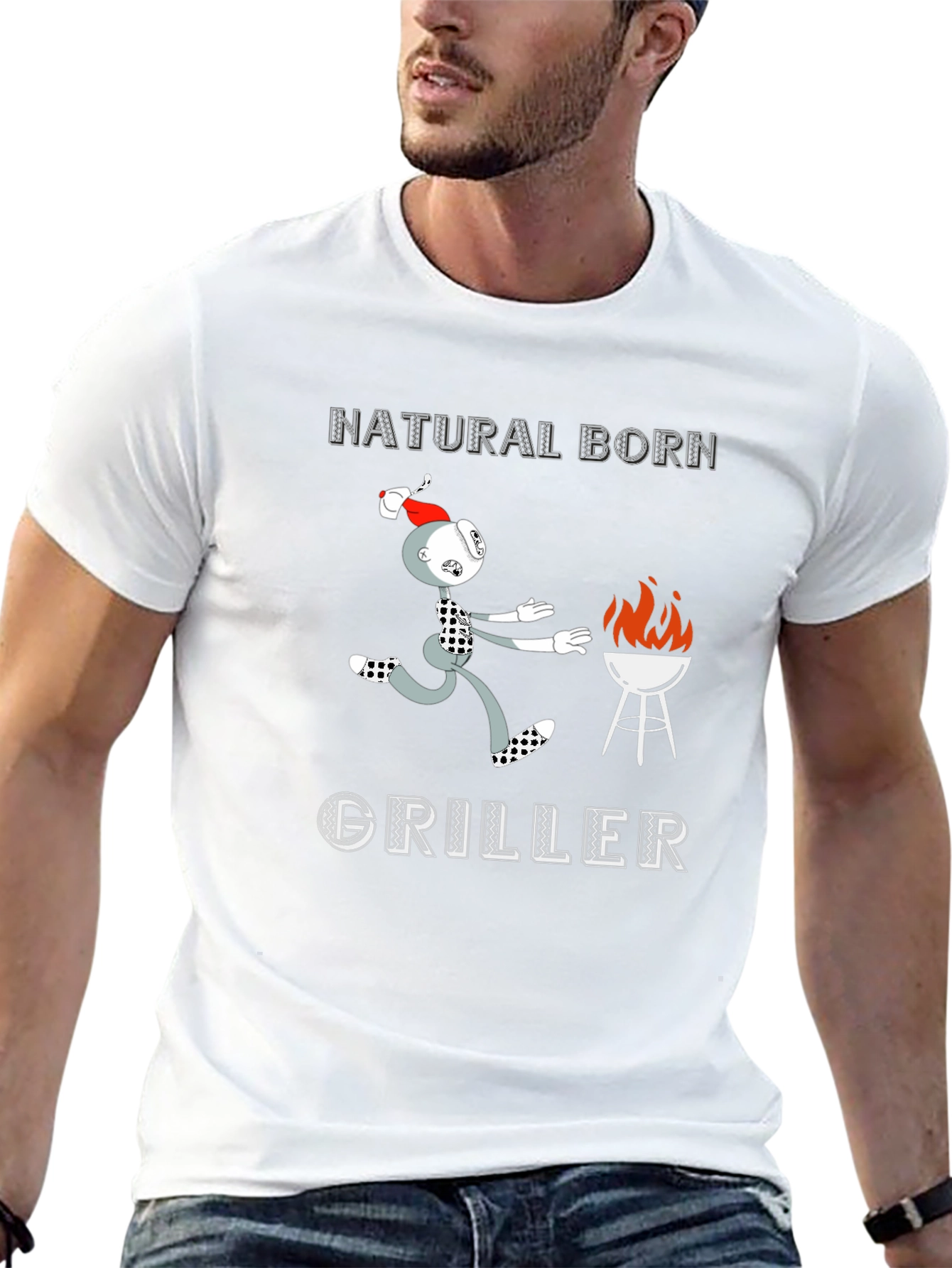 Natural Born Griller Graphic Tee