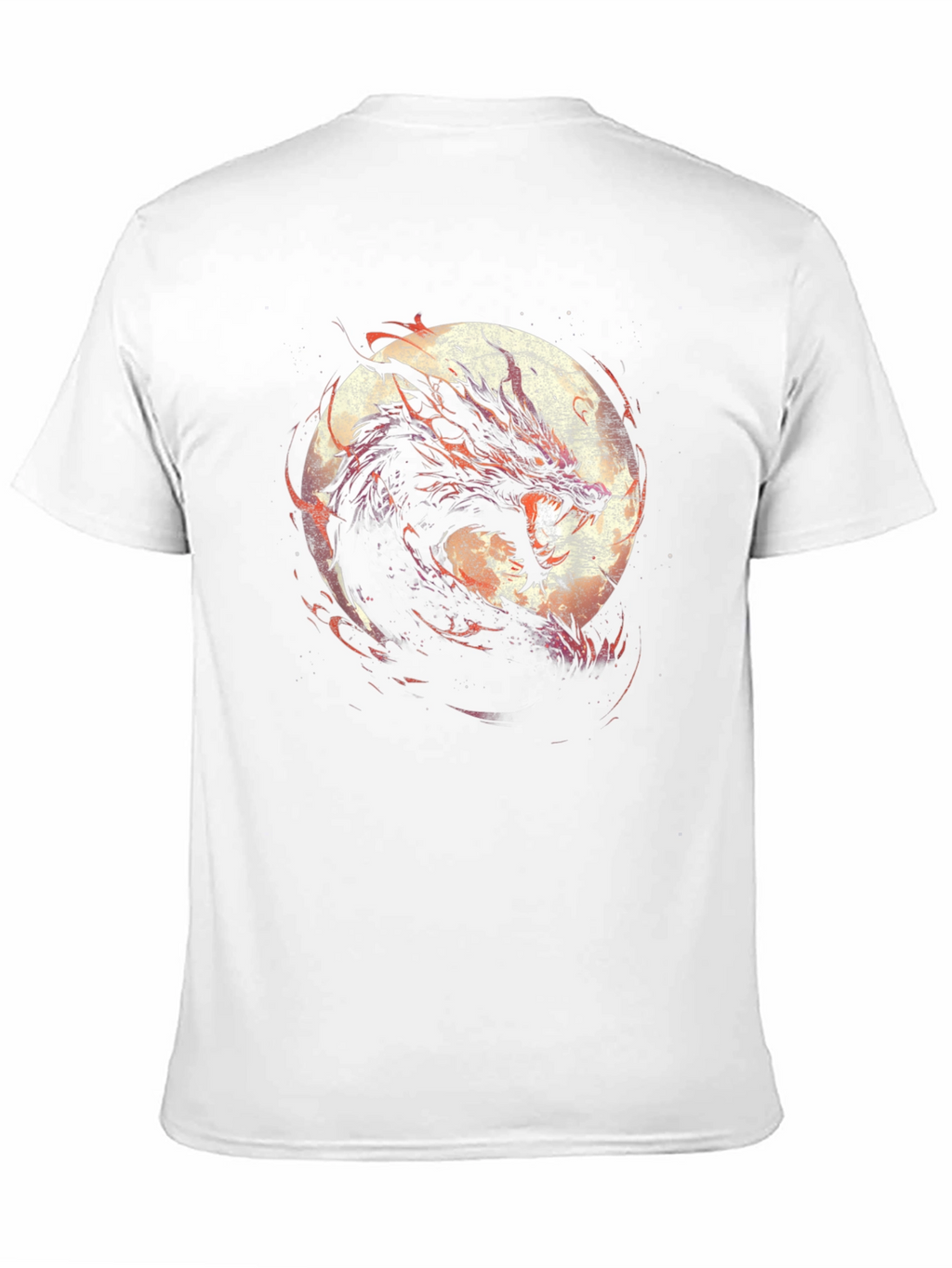 Dragon Moon Graphic Tee - Black