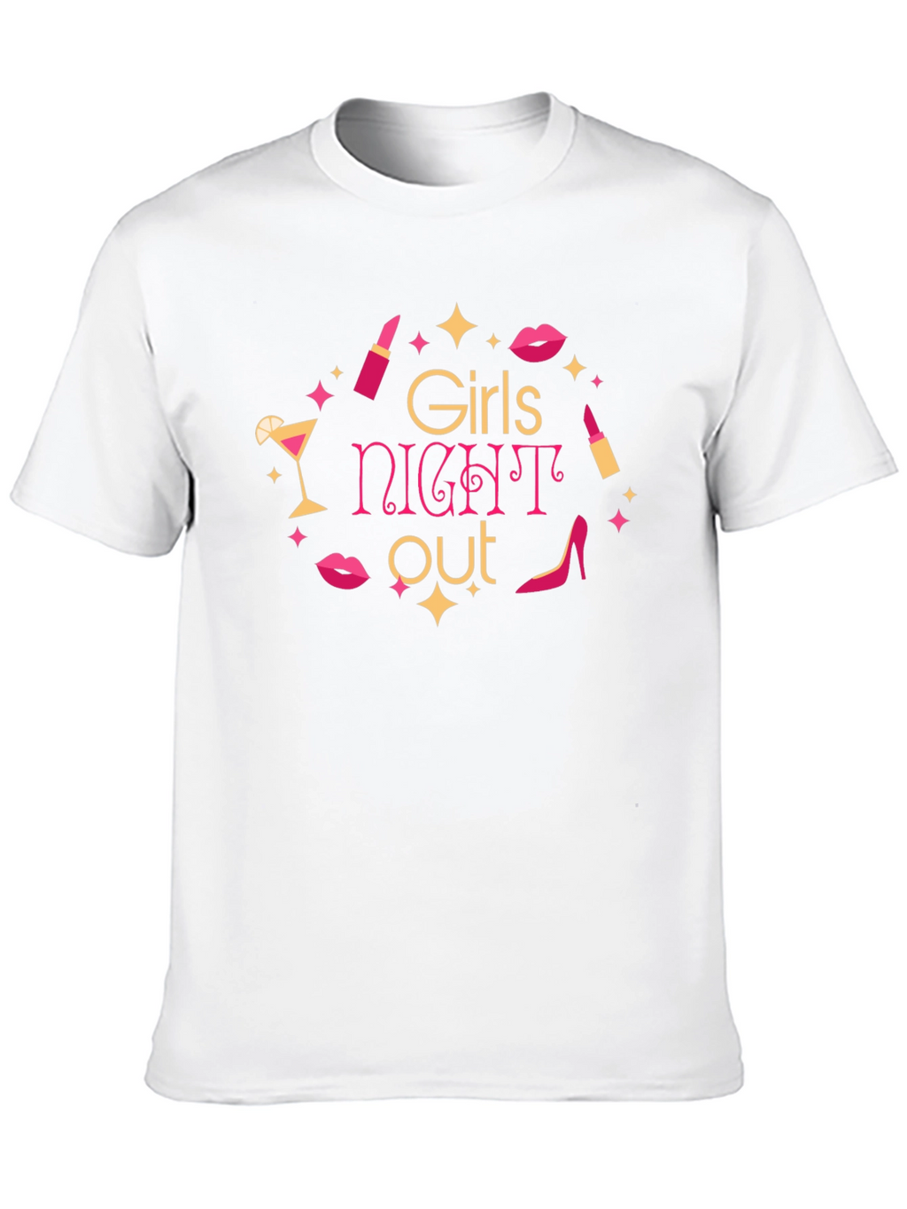 Girls Night Out Graphic Tee - Black