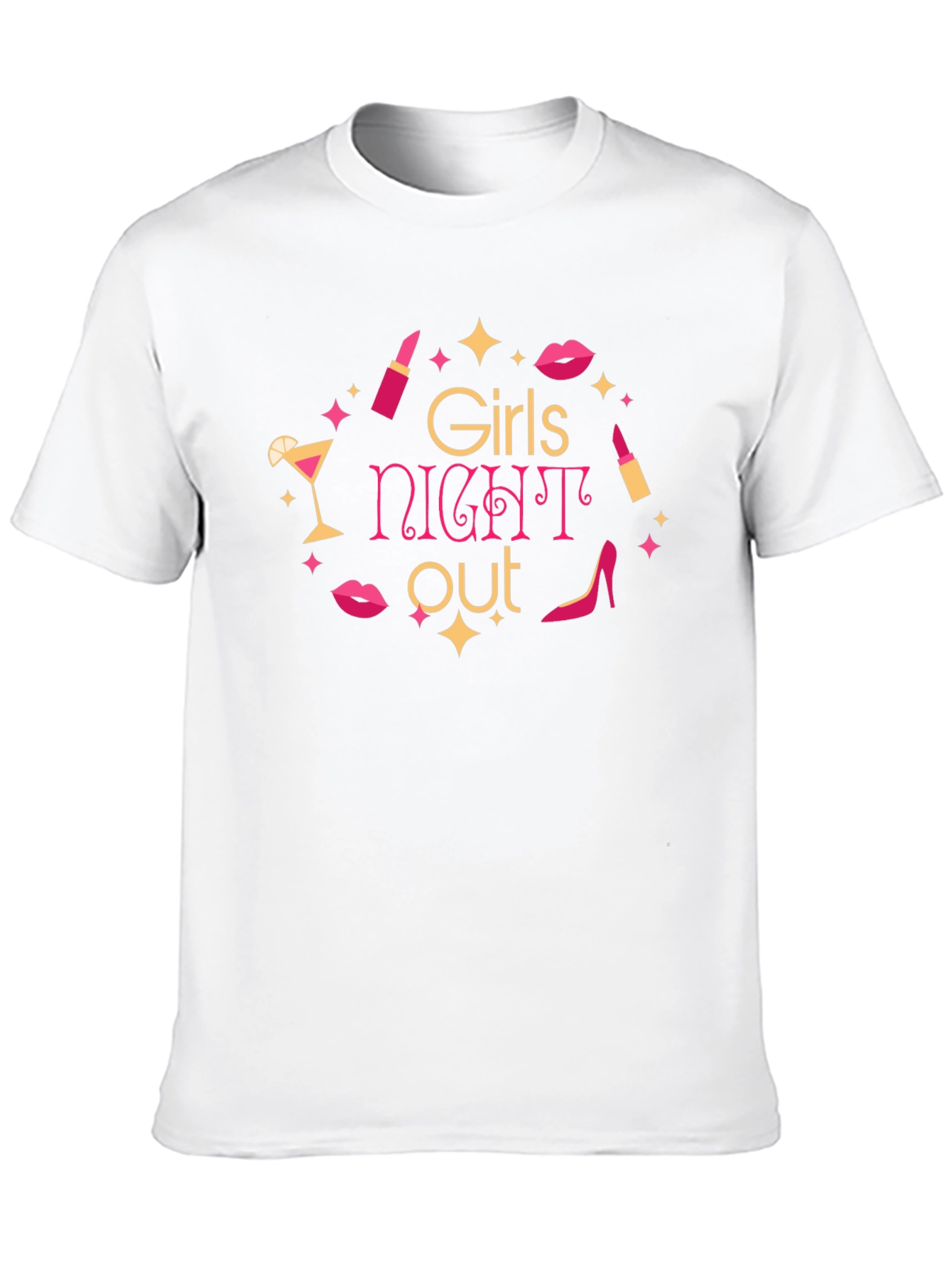 Girls Night Out Graphic Tee - Black