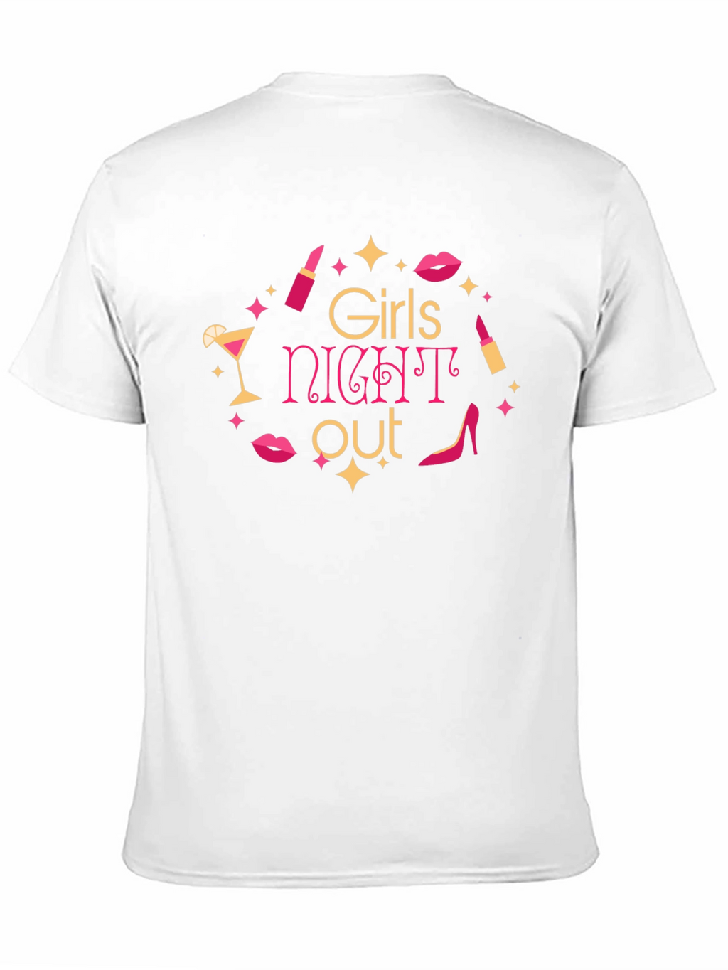 Girls Night Out Graphic Tee - Black