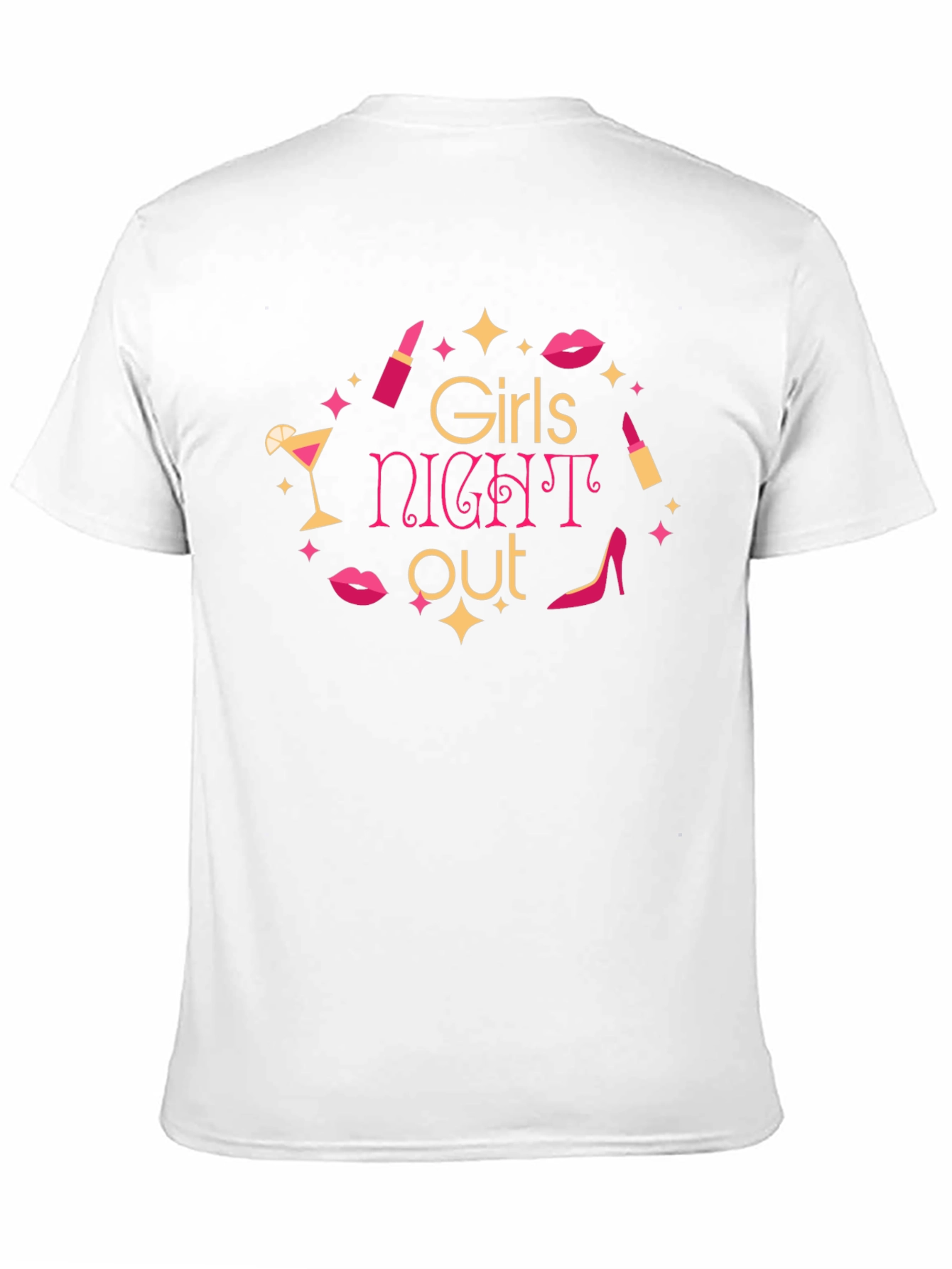 Girls Night Out Graphic Tee - Black