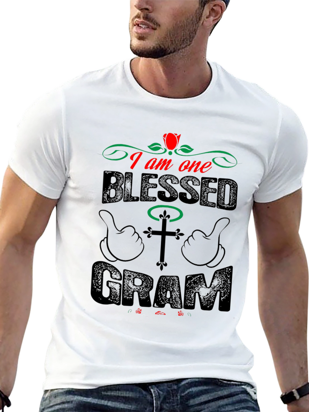 Blessed Gram T-Shirt - Christian Gift