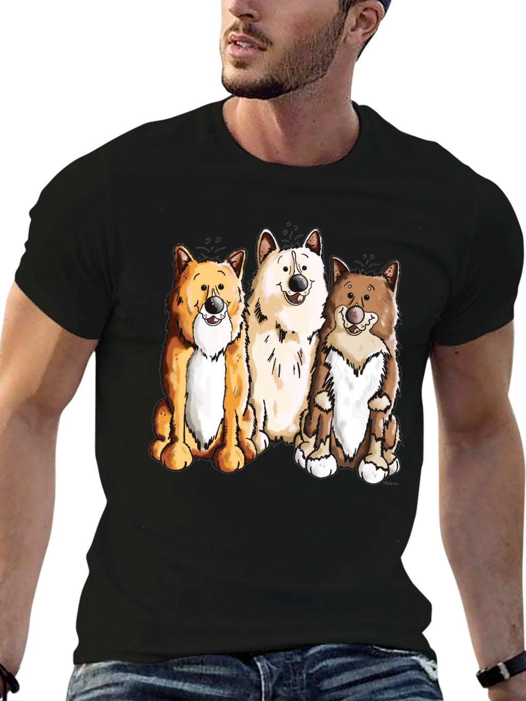 Cartoon Dog T-Shirt