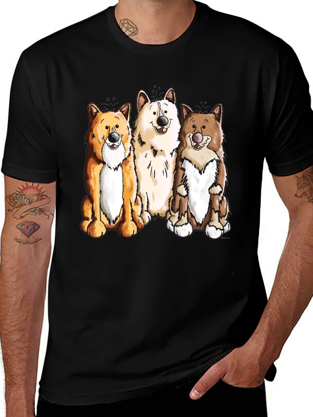 Cartoon Dog T-Shirt