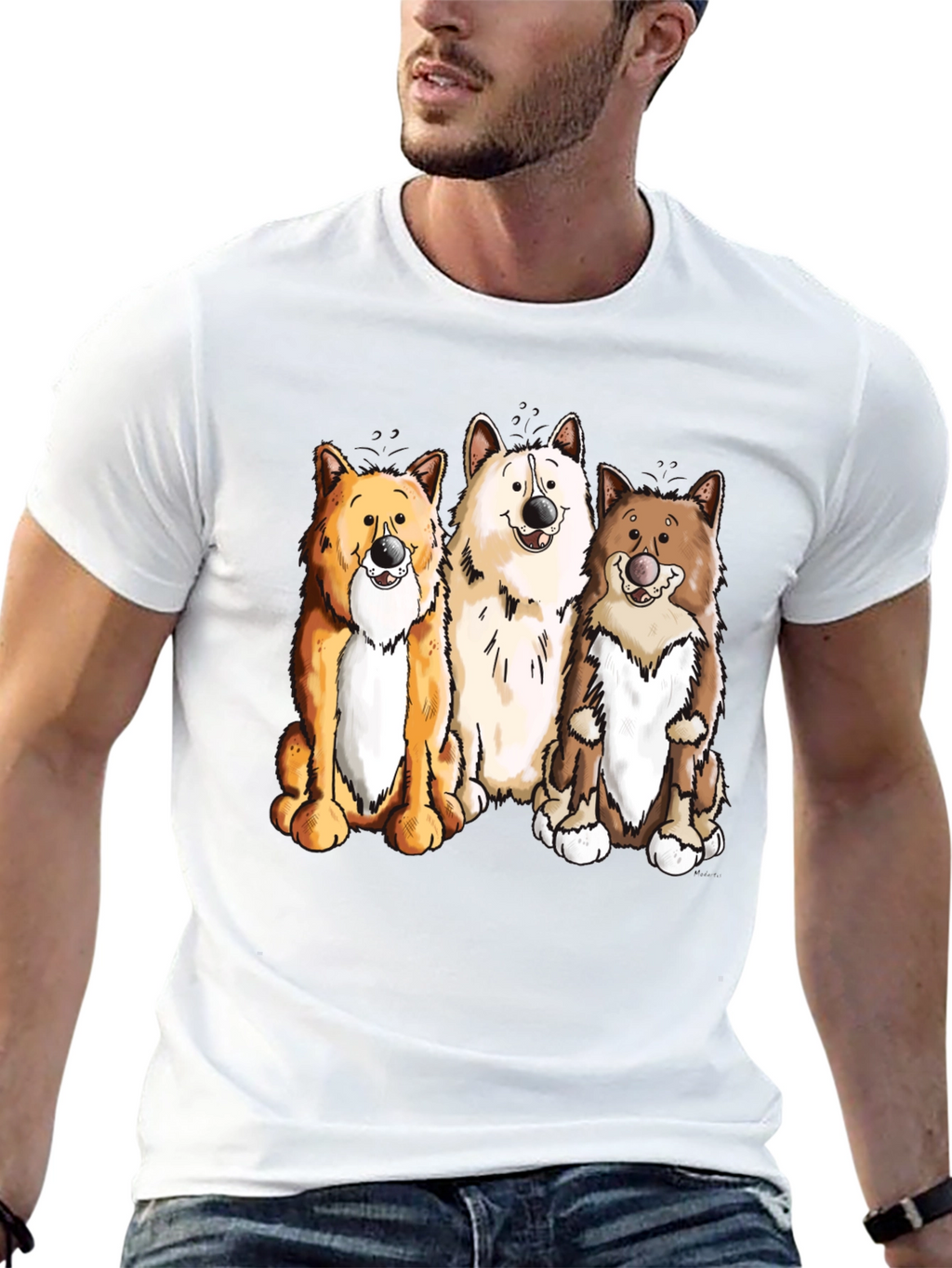 Cartoon Dog T-Shirt