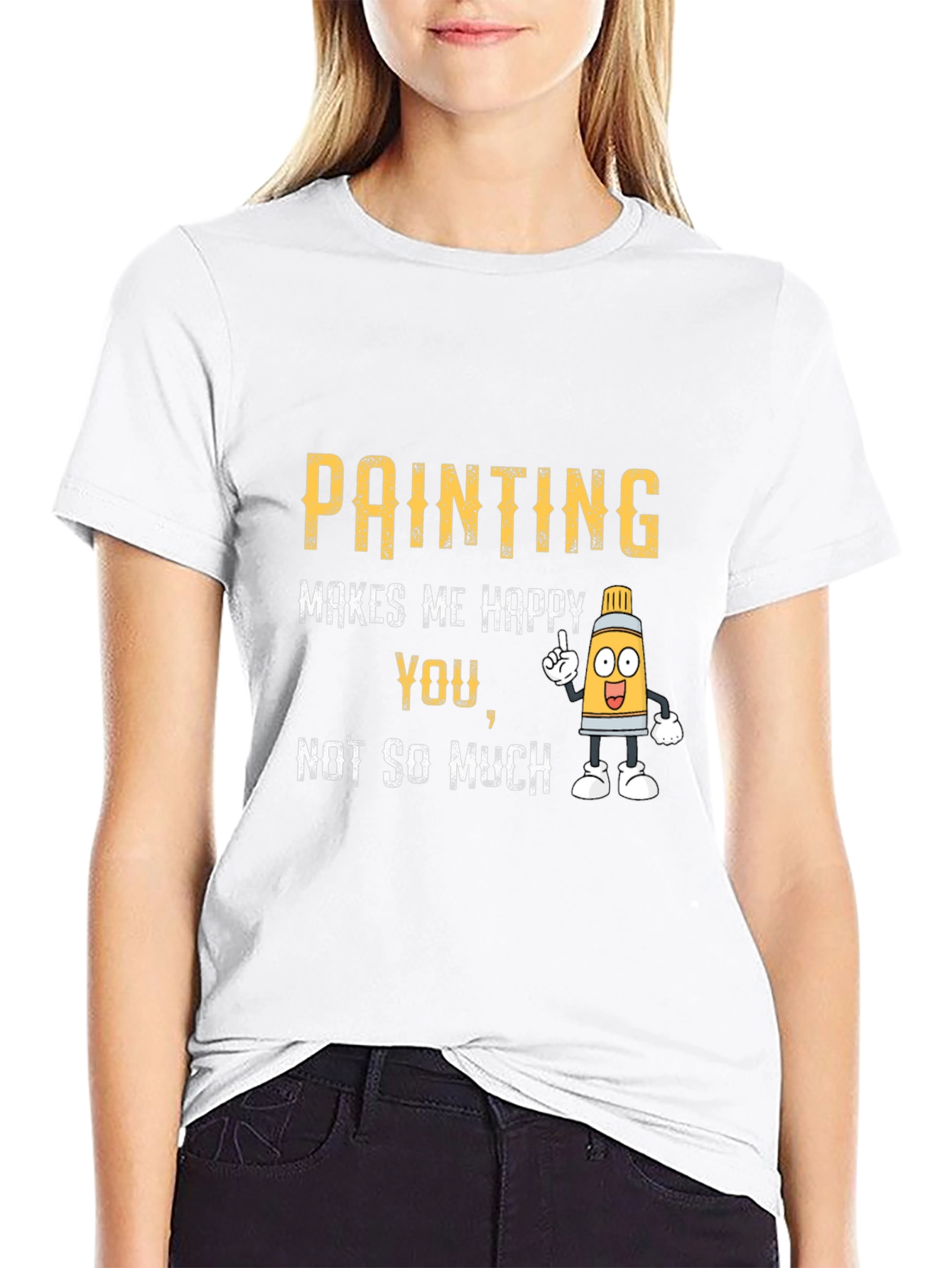Painting Makes Me Happy T-Shirt