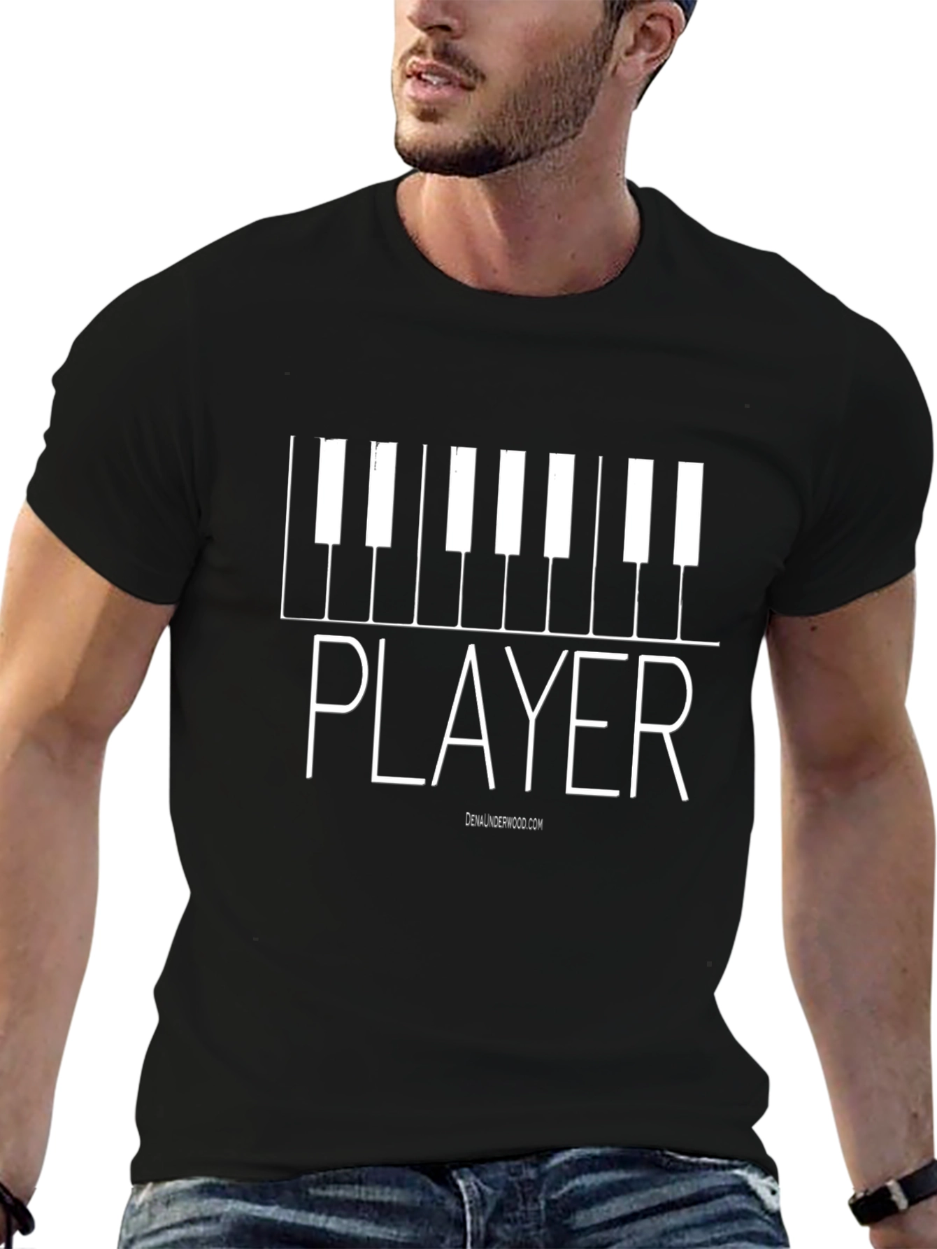Piano Player Graphic Tee - Musician T-Shirt