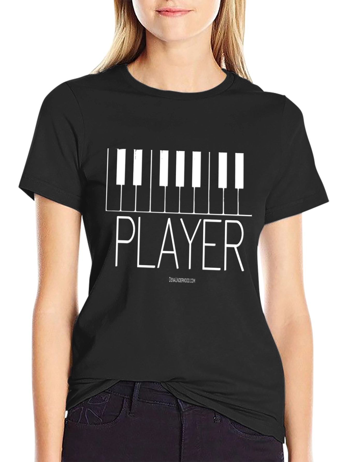 Piano Player Graphic Tee - Musician T-Shirt
