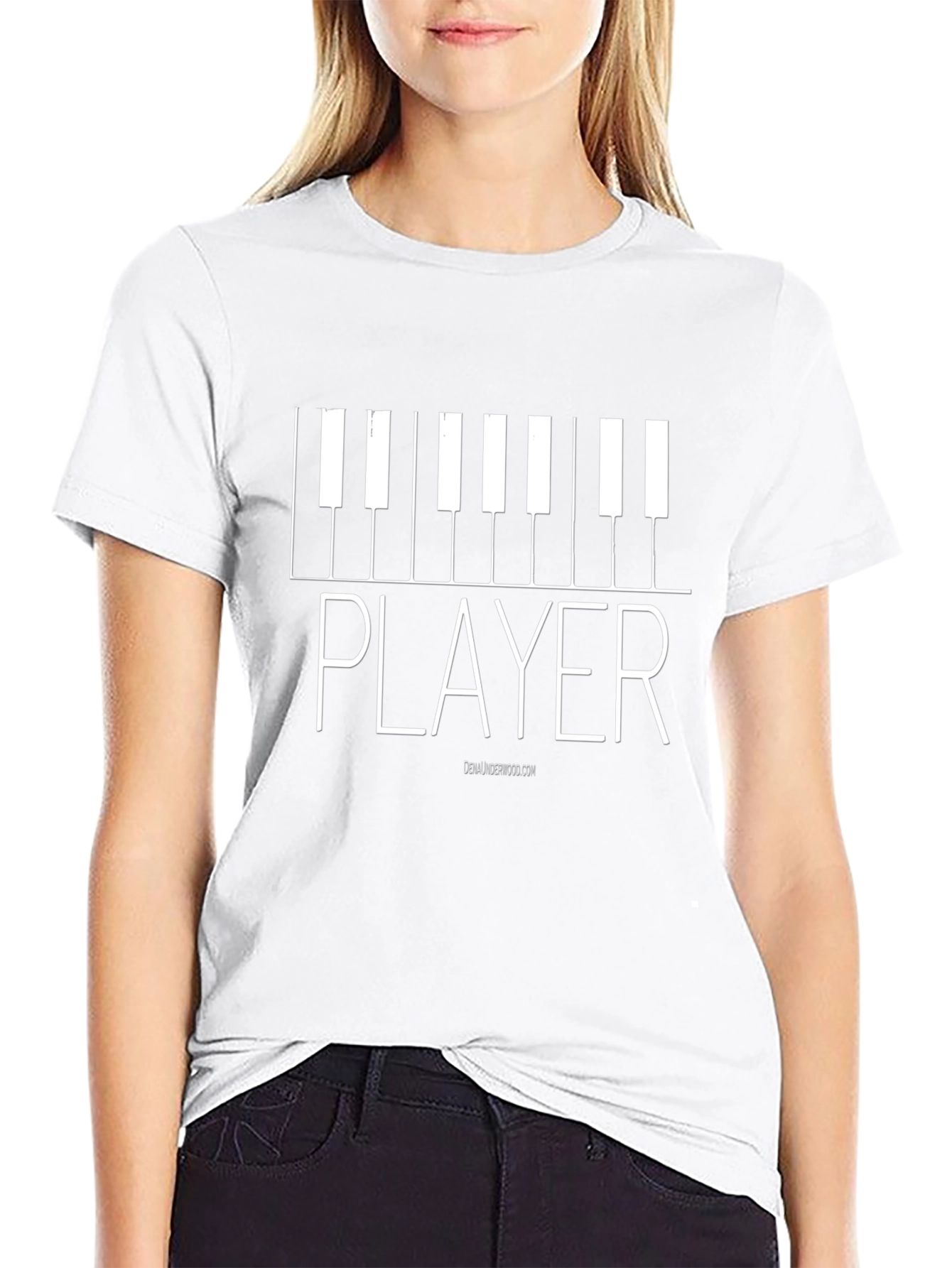 Piano Player Graphic Tee - Musician T-Shirt