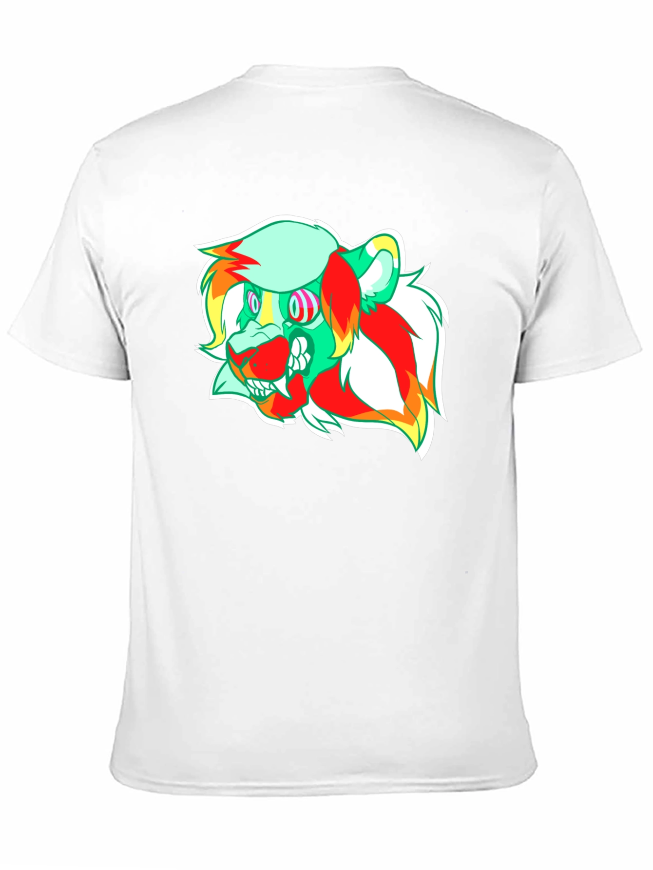 Psychedelic Lion Graphic Tee - Modern Comfort