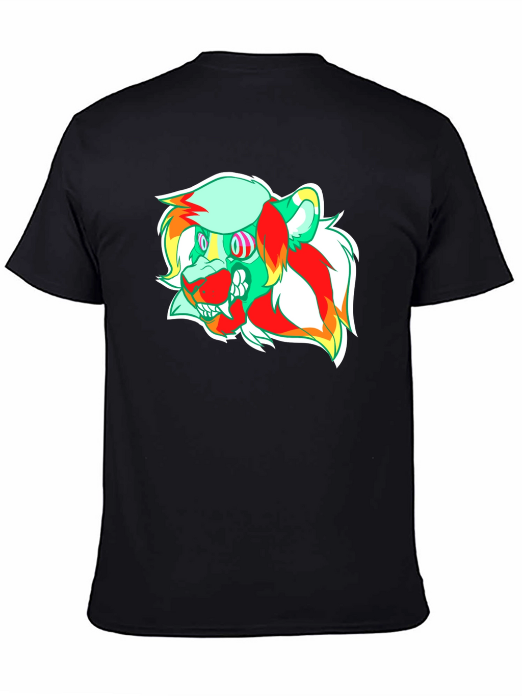 Psychedelic Lion Graphic Tee - Modern Comfort