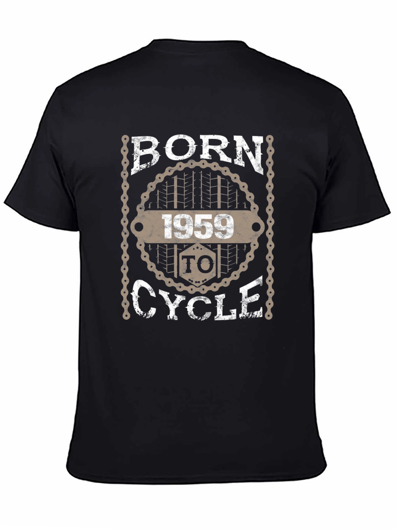 Born in 1959 To Cycle Graphic T-Shirt