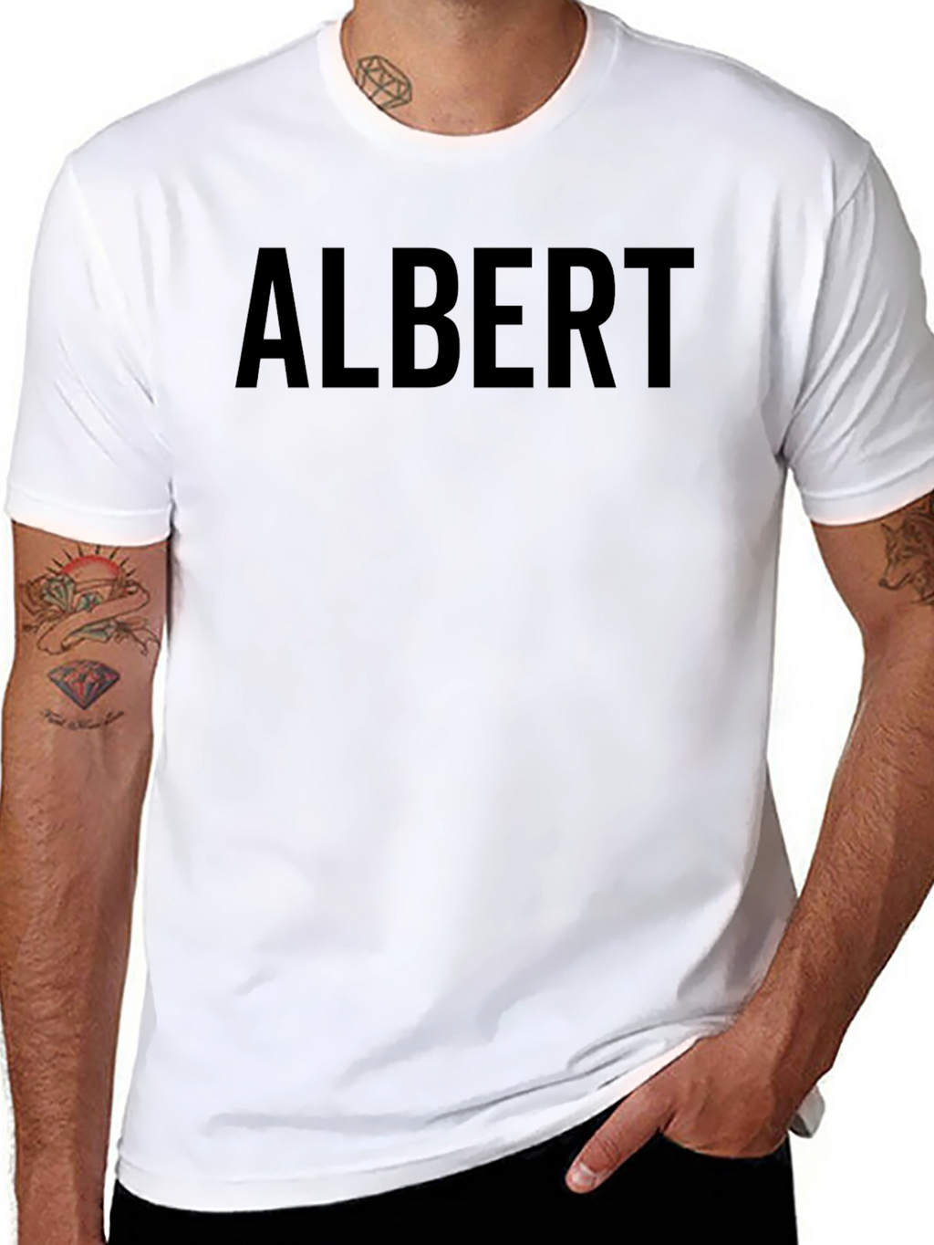 Albert Mens Black T-Shirt