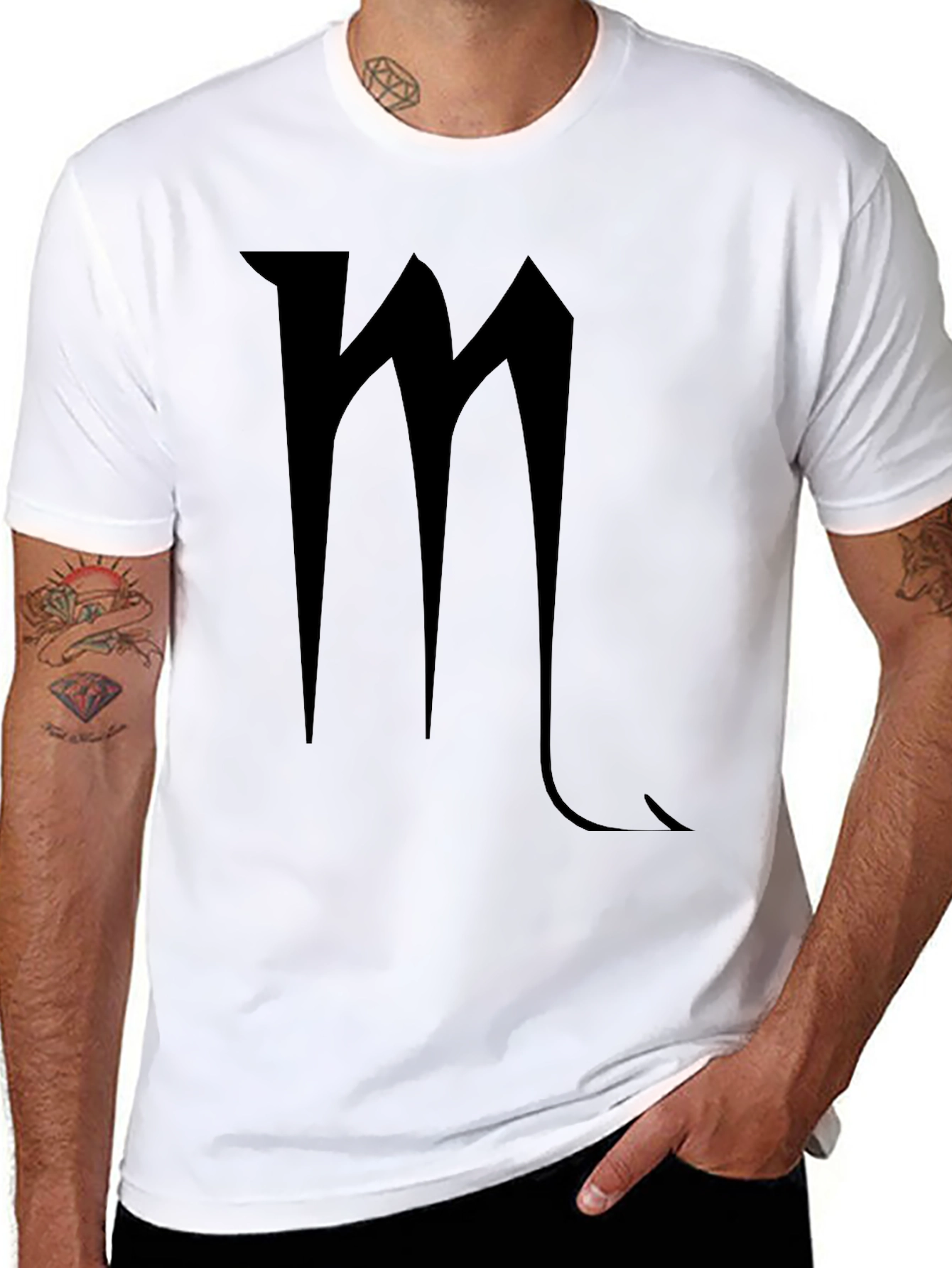 Scorpio Zodiac Sign Black T-Shirt