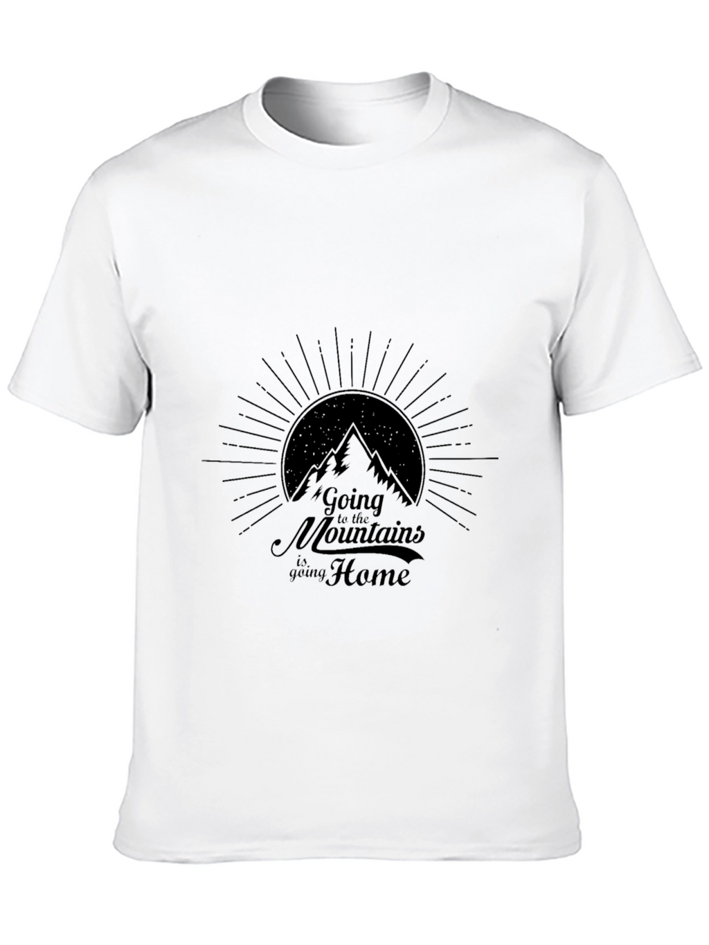 Mountain Home Black Graphic Tee