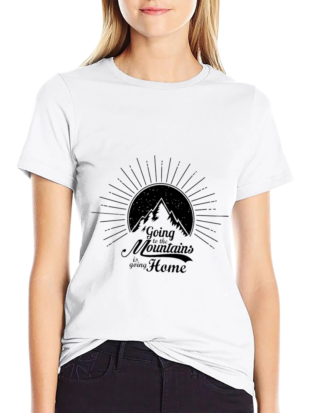 Mountain Home Black Graphic Tee