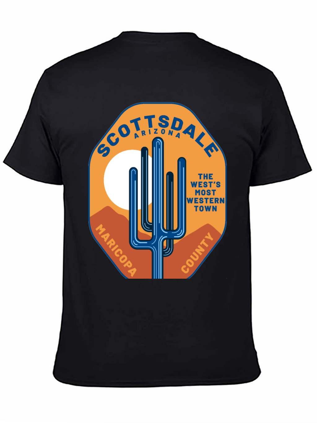 Scottsdale Arizona Cactus Graphic T-Shirt