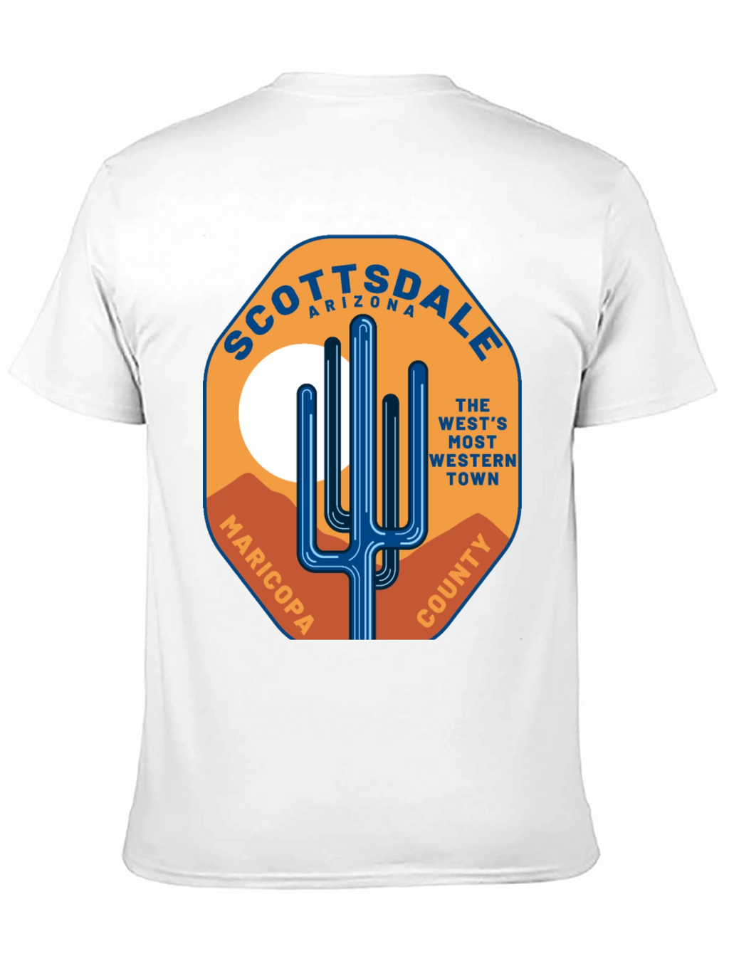 Scottsdale Arizona Cactus Graphic T-Shirt