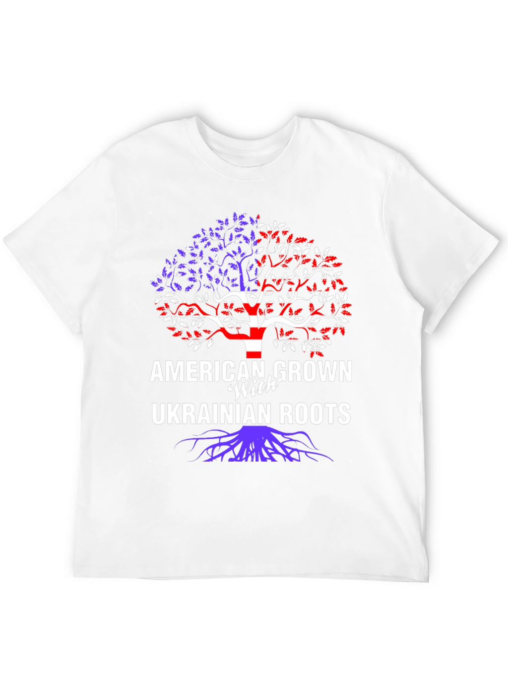 American Grown with Ukrainian Roots Graphic Tee