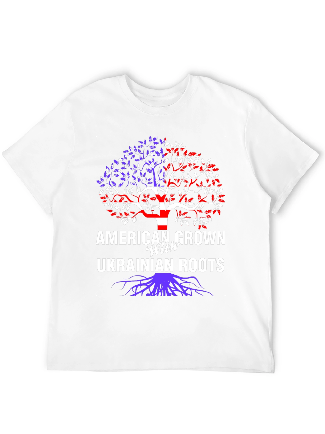 American Grown with Ukrainian Roots Graphic Tee