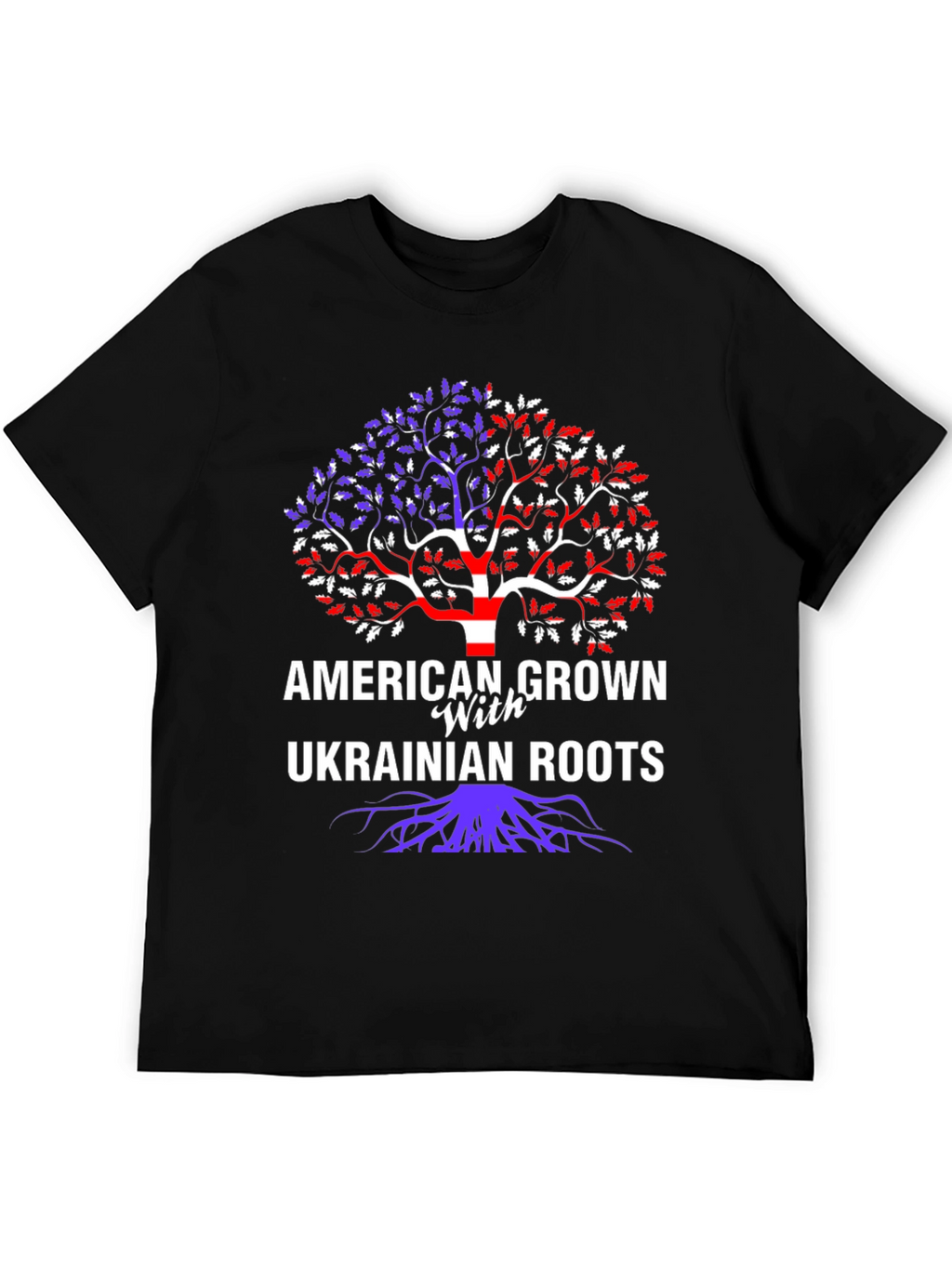 American Grown with Ukrainian Roots Graphic Tee