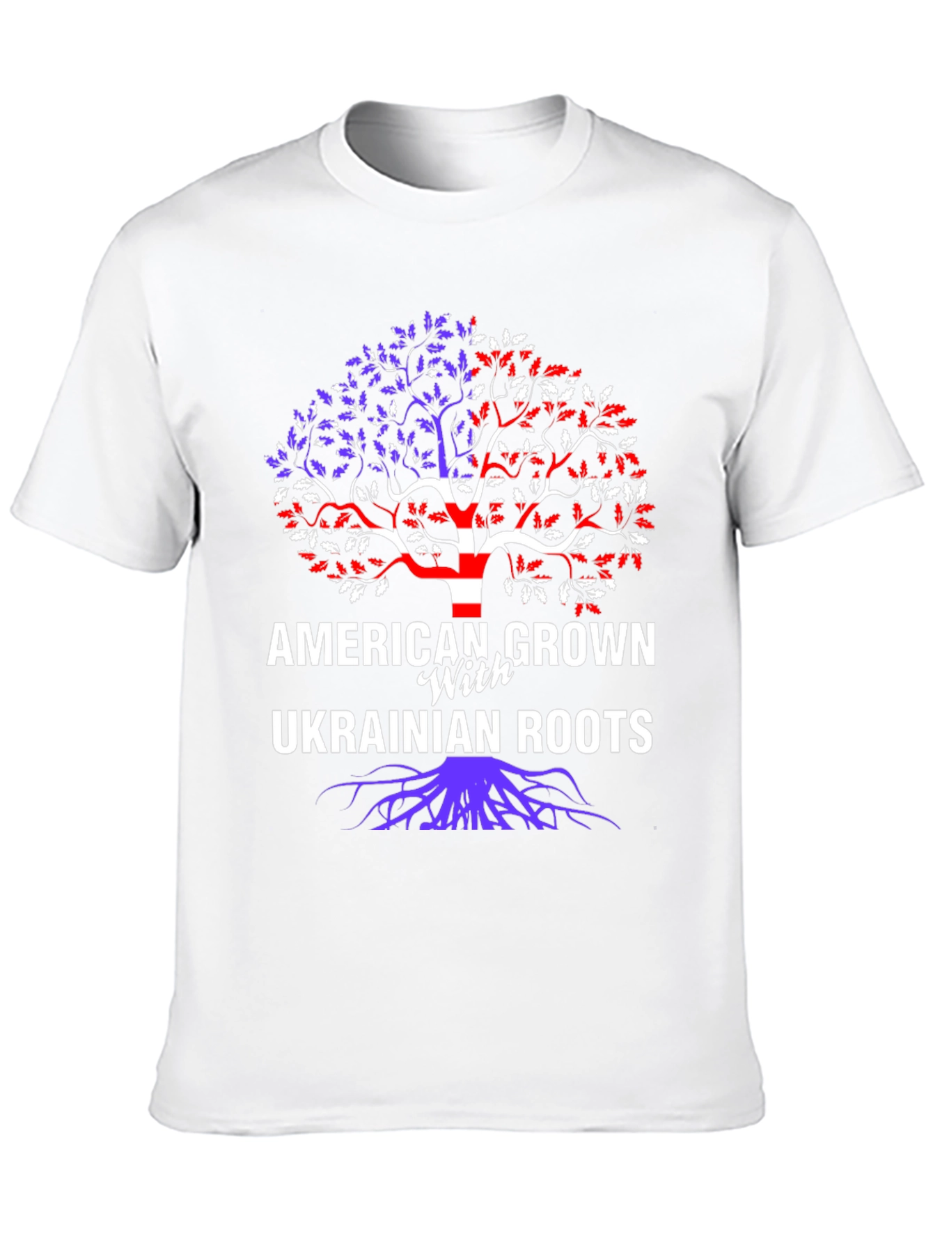 American Grown with Ukrainian Roots Graphic Tee