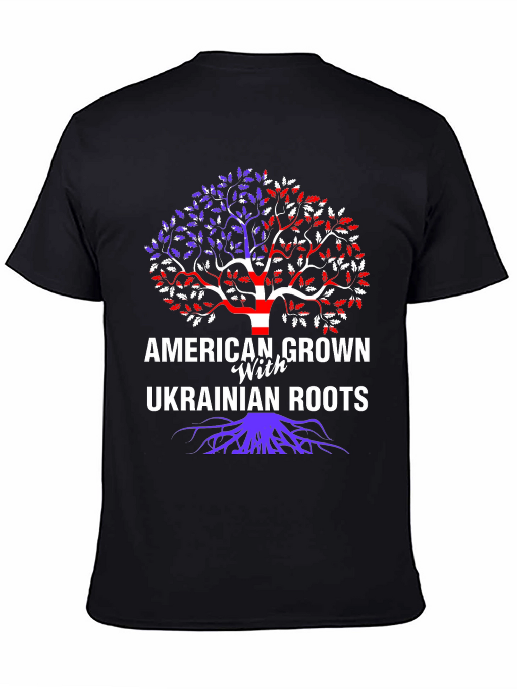 American Grown with Ukrainian Roots Graphic Tee