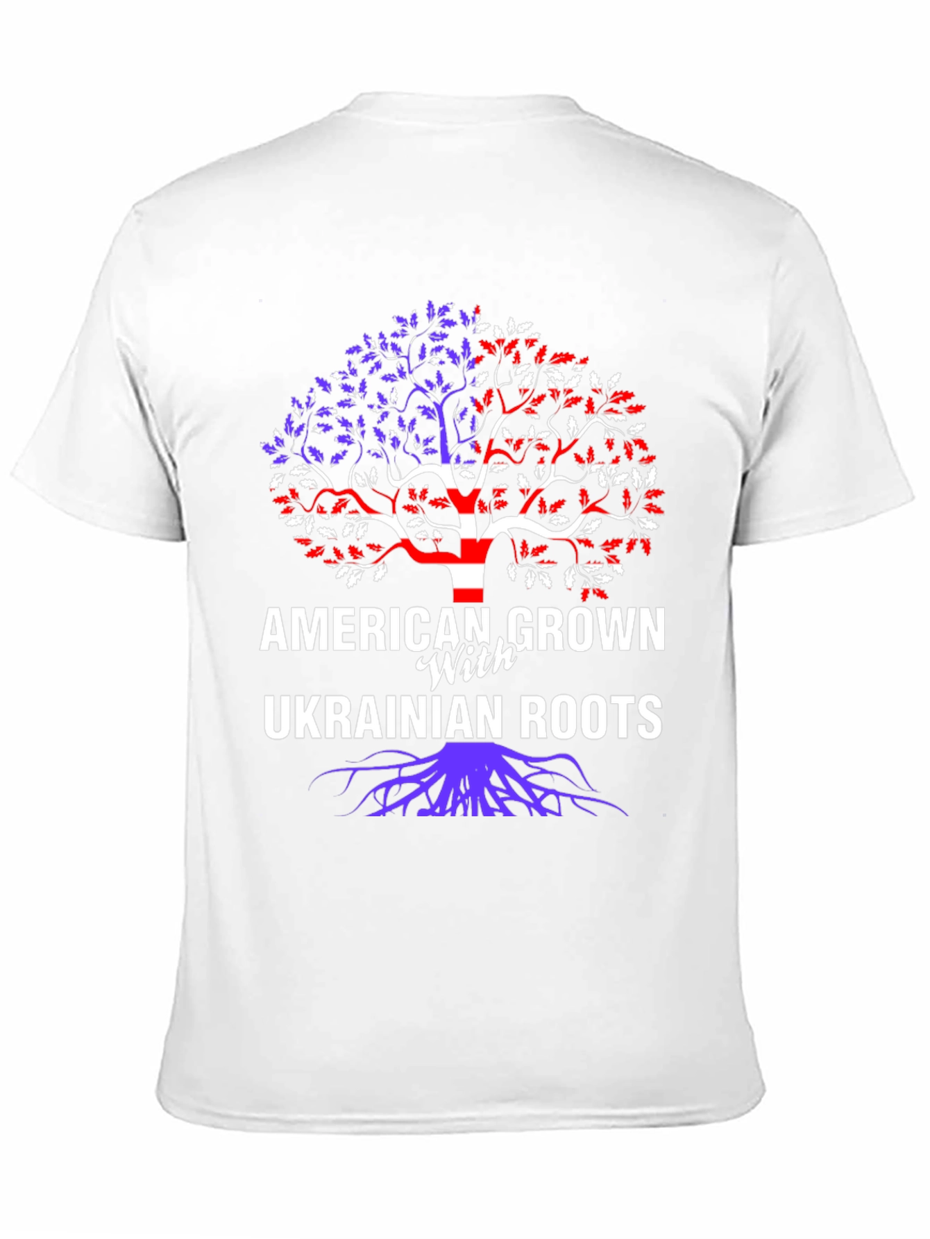 American Grown with Ukrainian Roots Graphic Tee