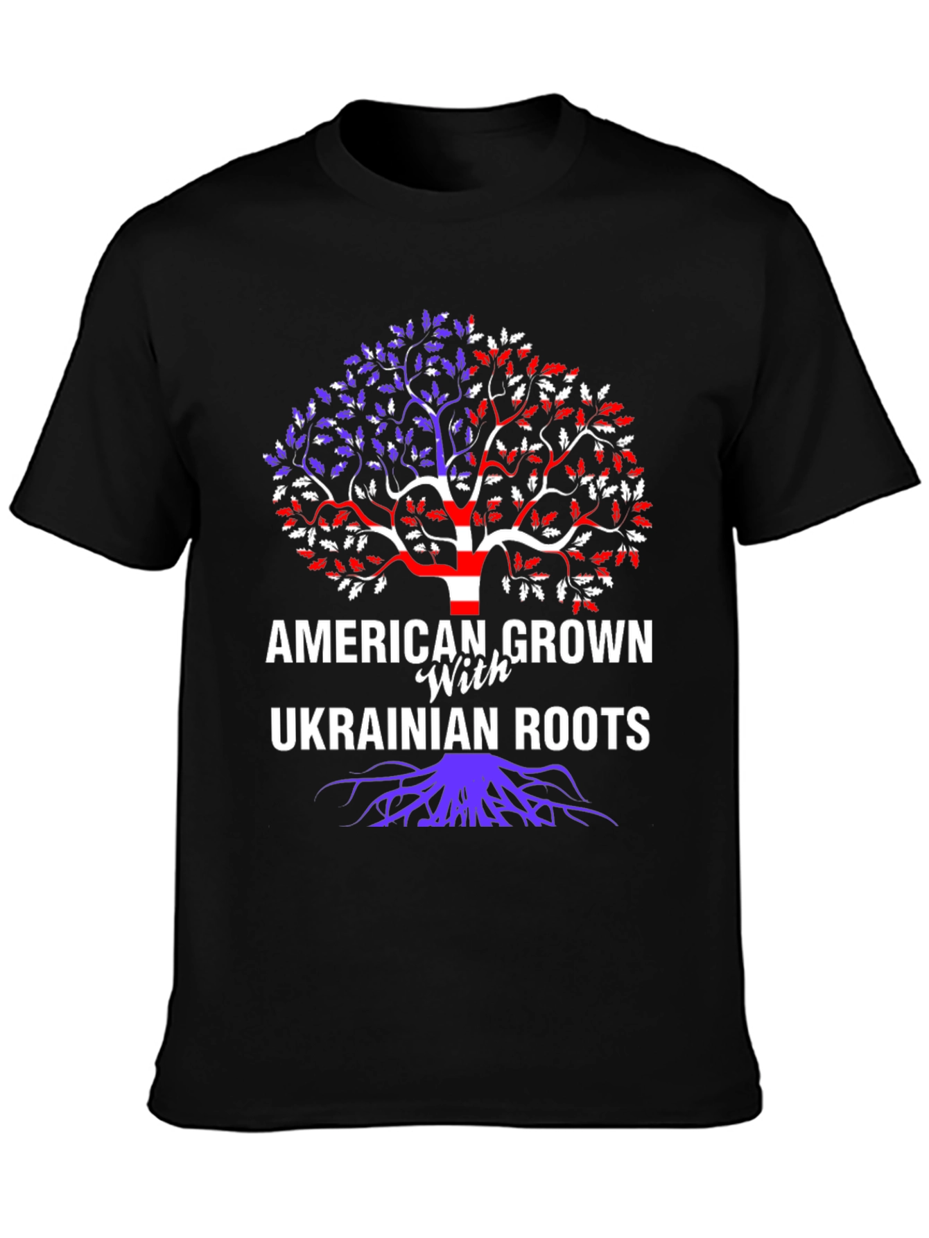 American Grown with Ukrainian Roots Graphic Tee