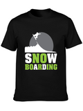 Snowboarding Graphic Tee - Stylish Activewear