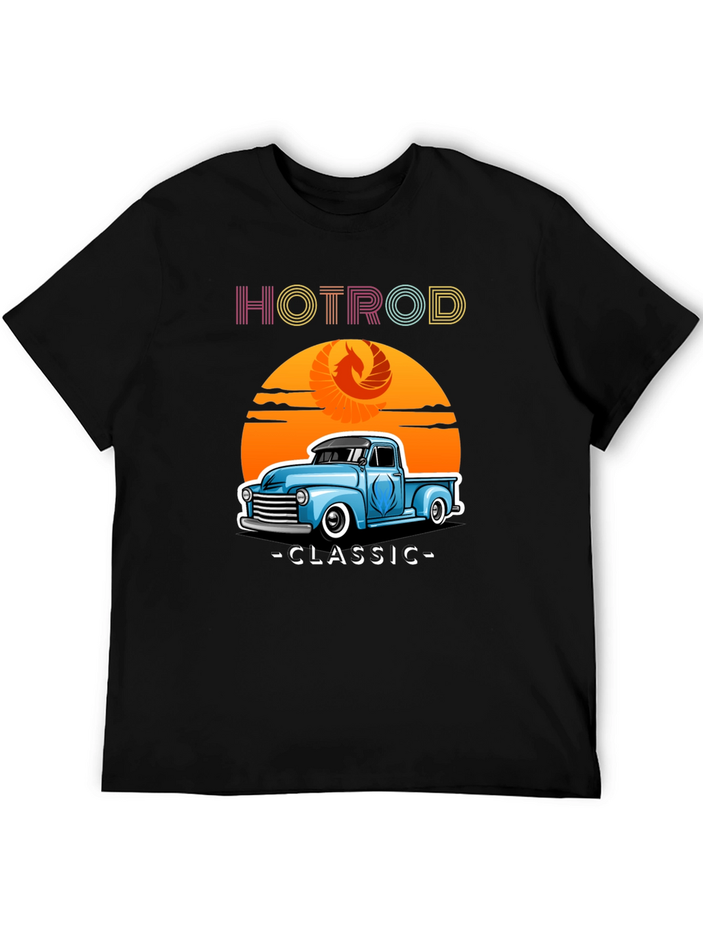 Hotrod Classic Truck T-Shirt - Retro Style