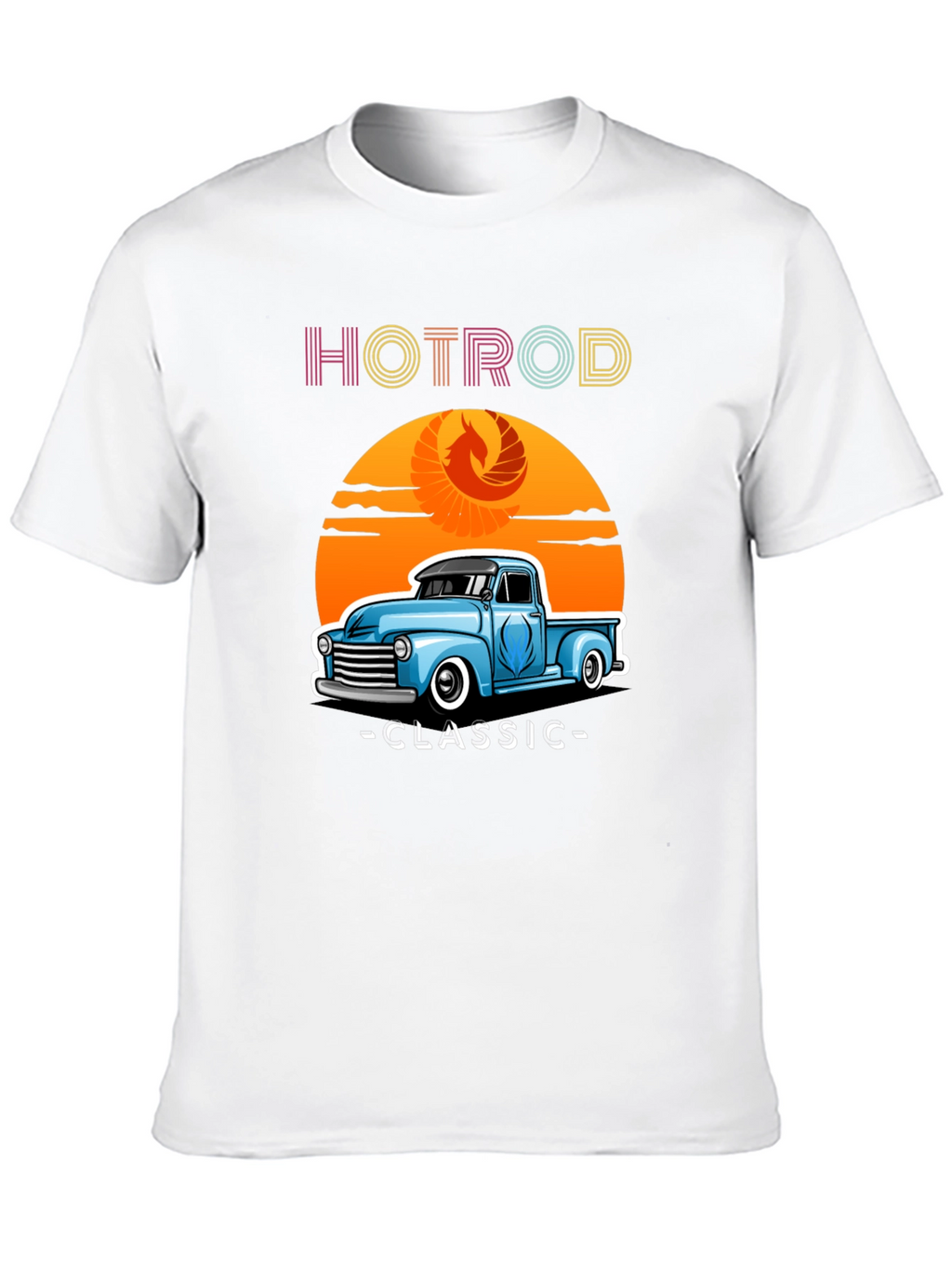 Hotrod Classic Truck T-Shirt - Retro Style