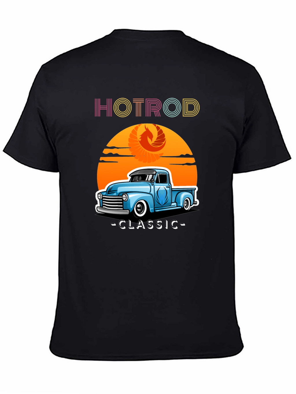 Hotrod Classic Truck T-Shirt - Retro Style