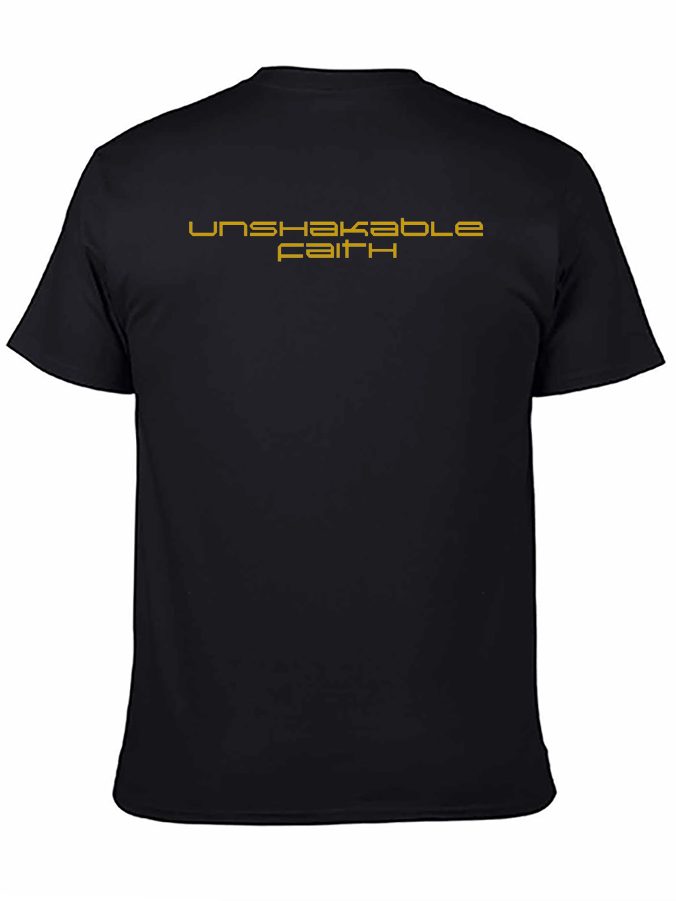 Unshakable Faith Black Graphic Tee