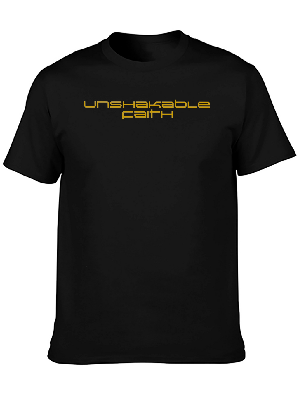 Unshakable Faith Black Graphic Tee