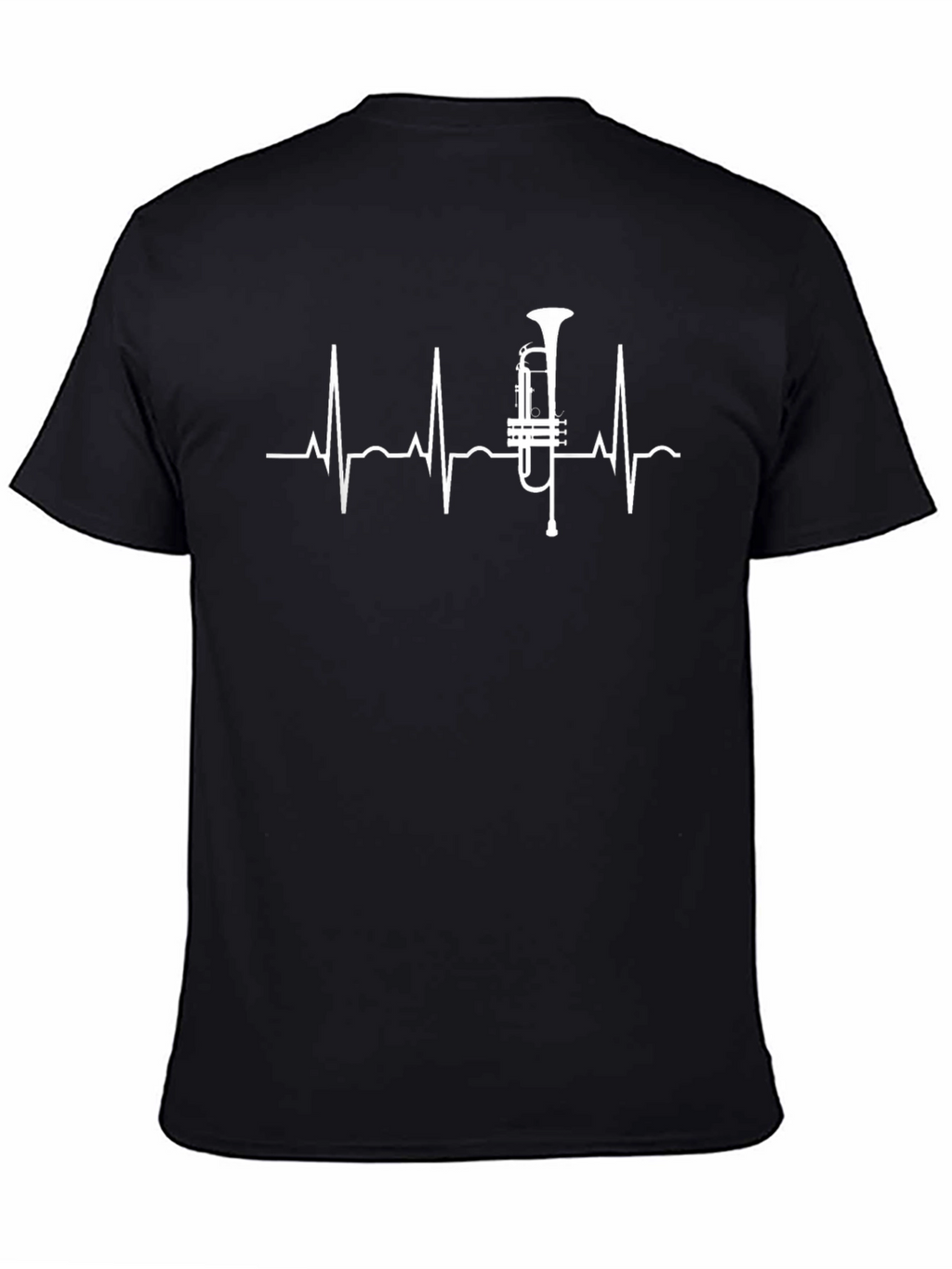 Trumpet Heartbeat T-Shirt - Musician Tee