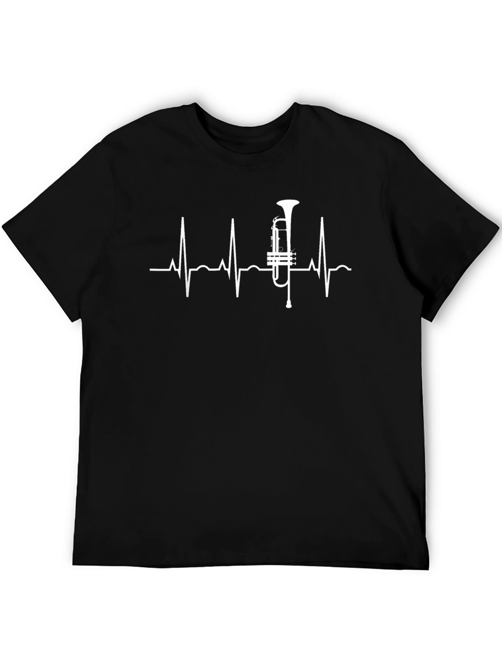 Trumpet Heartbeat T-Shirt - Musician Tee