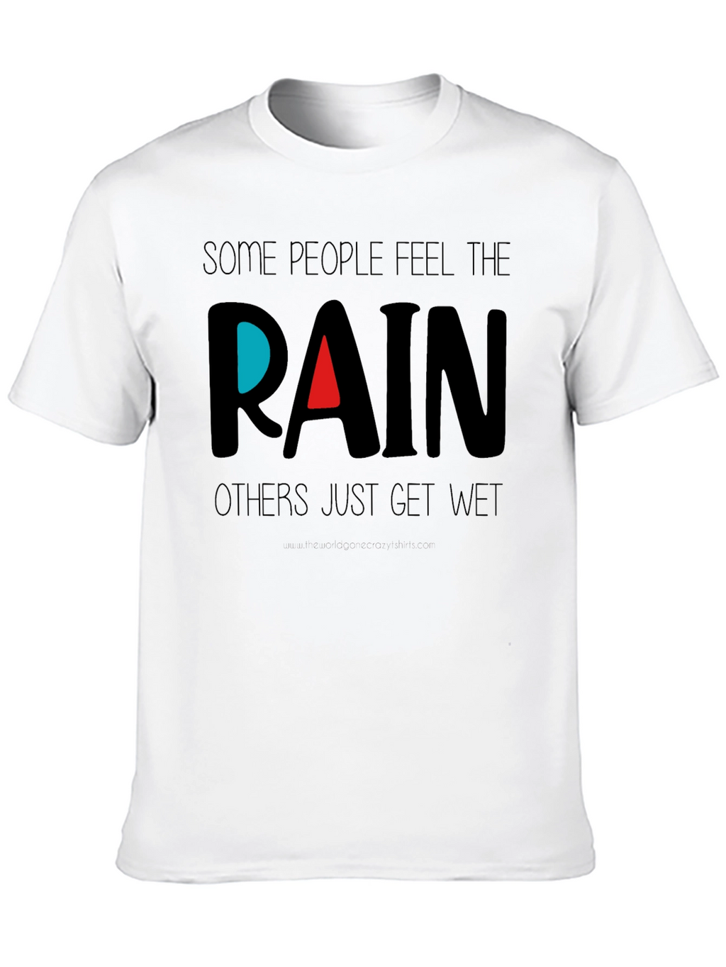 Feel the Rain Black T-Shirt