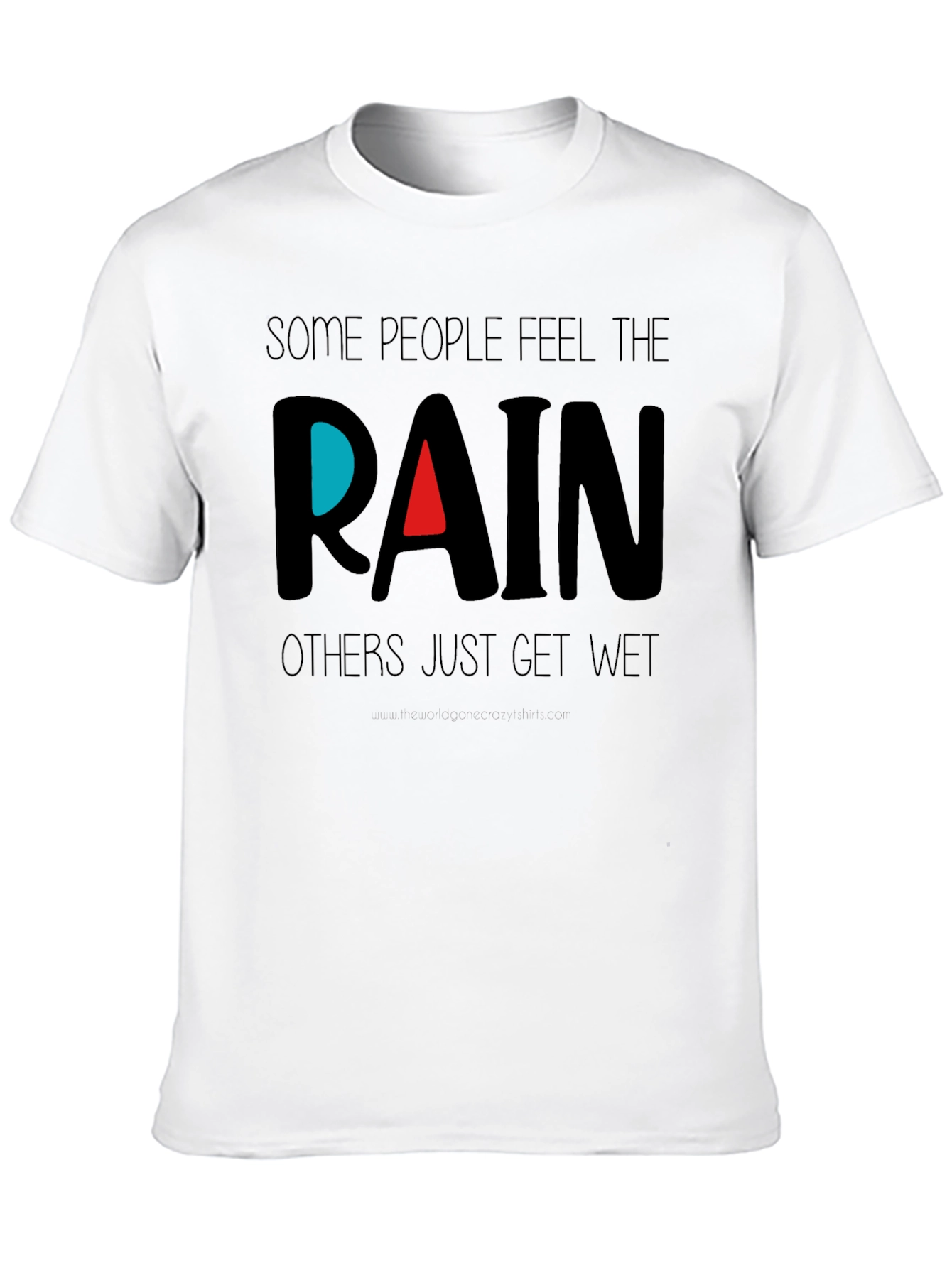 Feel the Rain Black T-Shirt