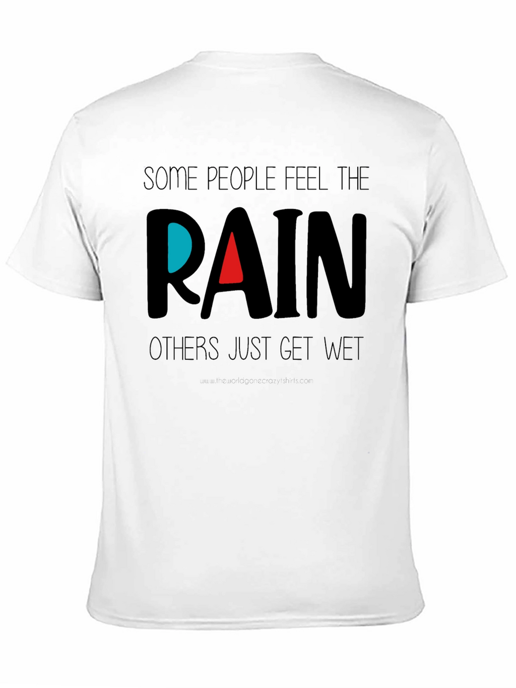 Feel the Rain Black T-Shirt
