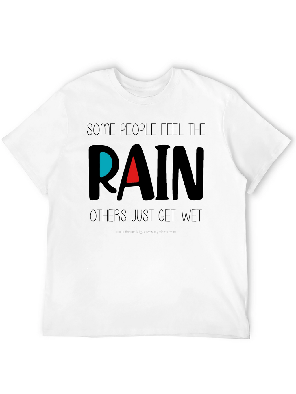 Feel the Rain Black T-Shirt