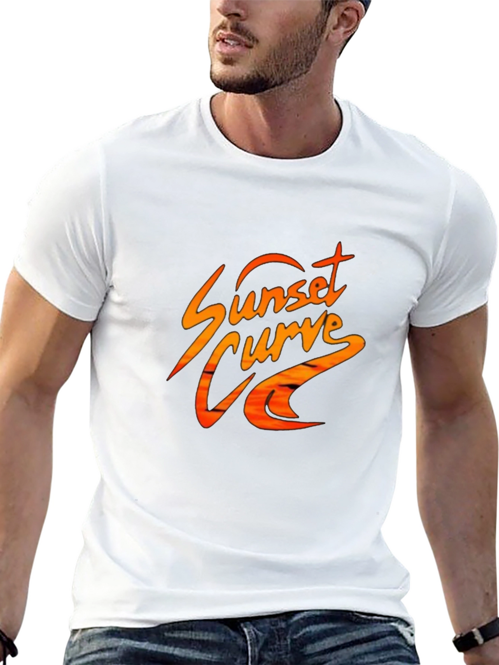Sunset Curve Graphic T-Shirt