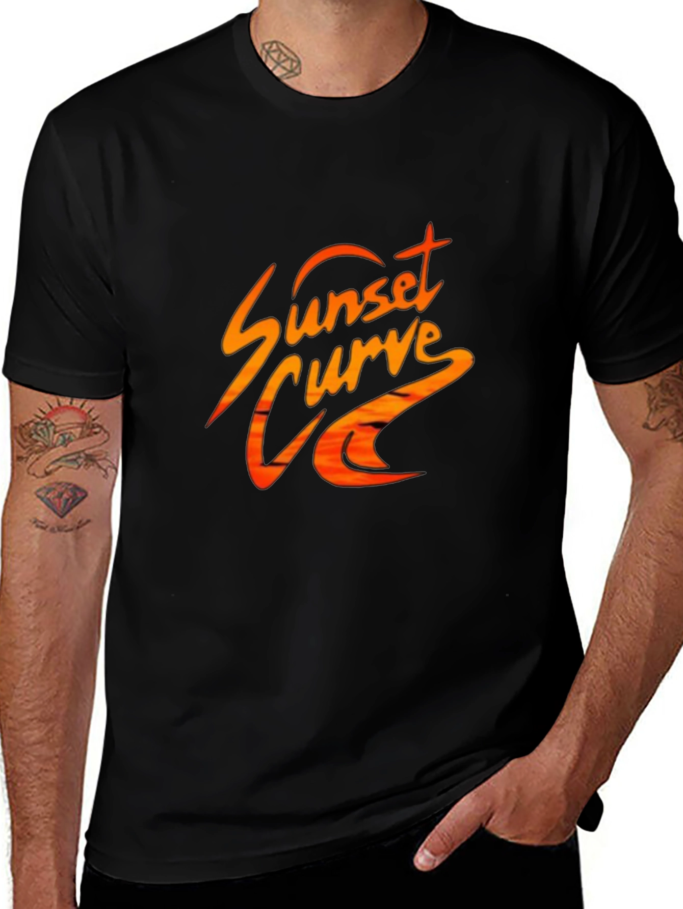 Sunset Curve Graphic T-Shirt