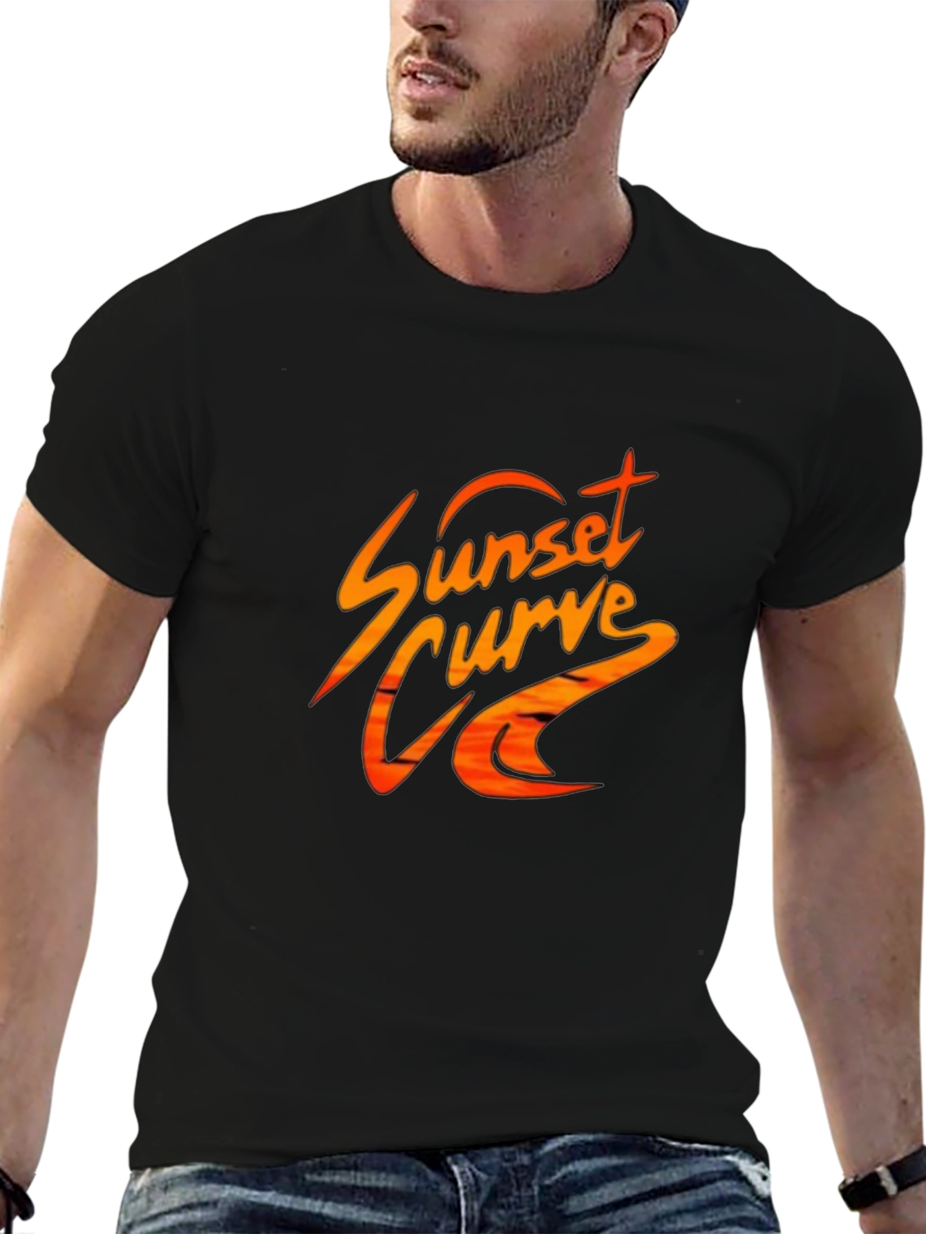 Sunset Curve Graphic T-Shirt