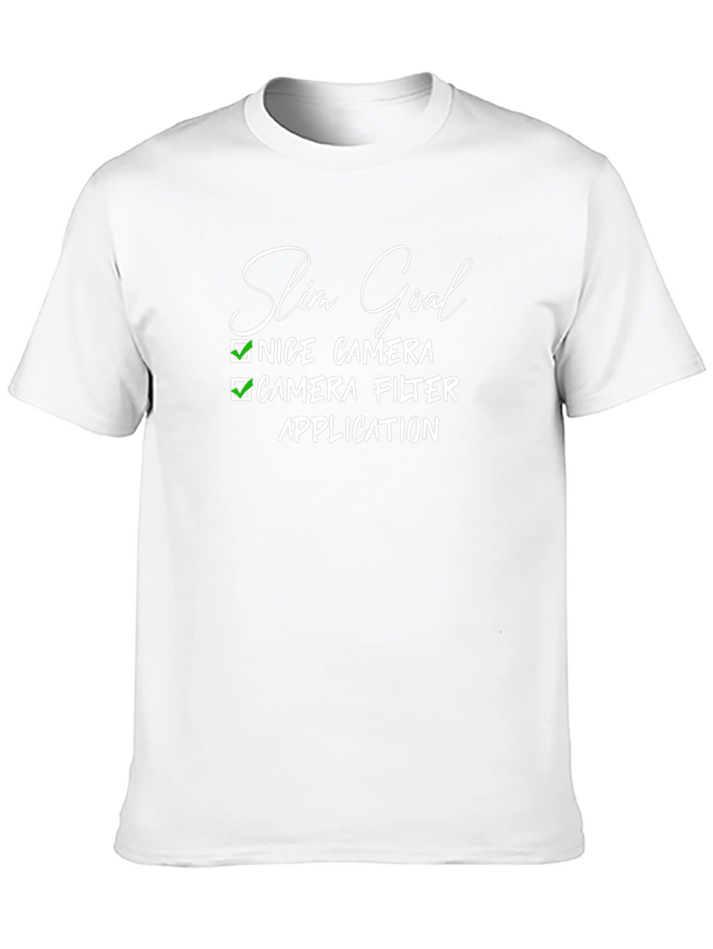 Slim Goal Funny Graphic T-Shirt