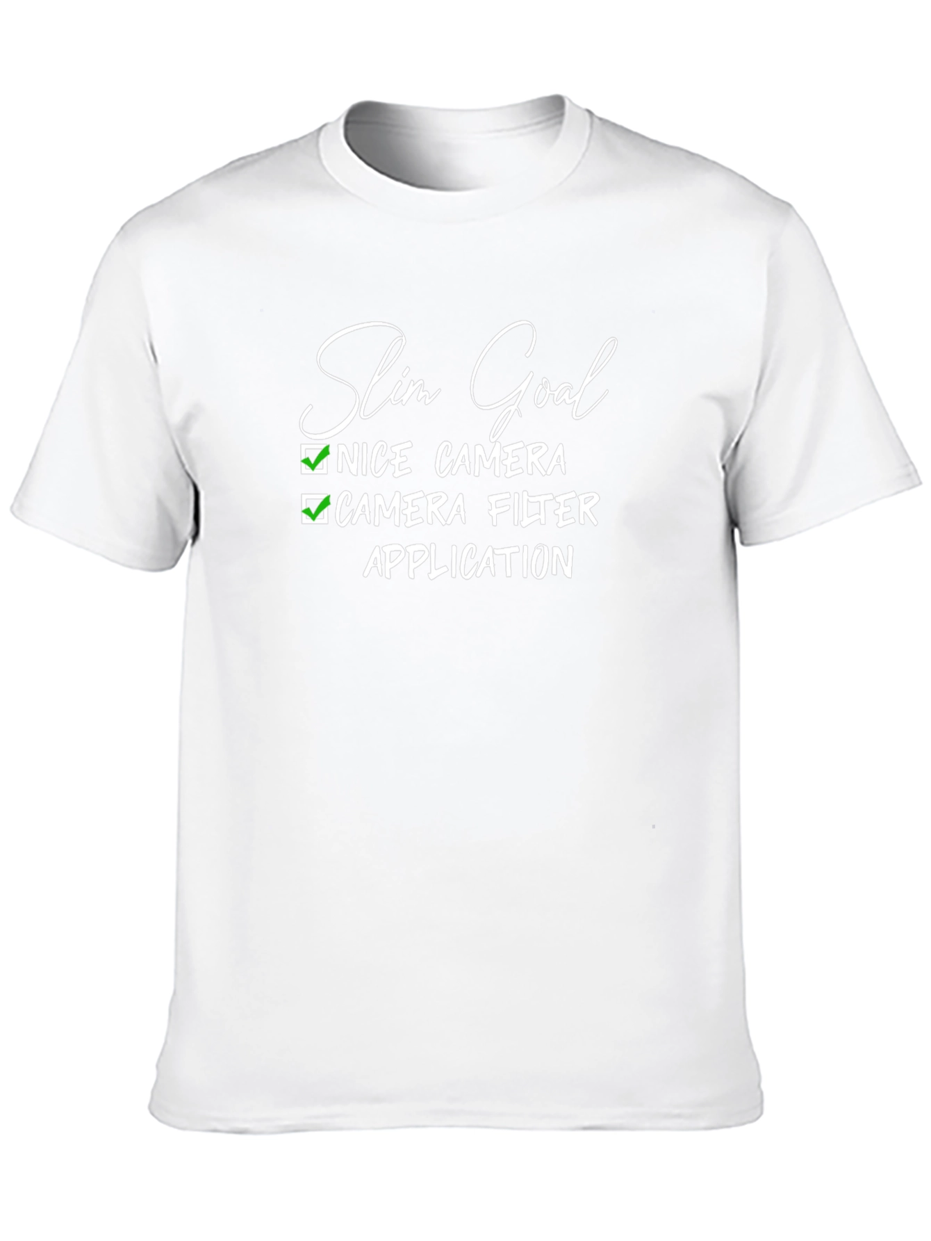 Slim Goal Funny Graphic T-Shirt