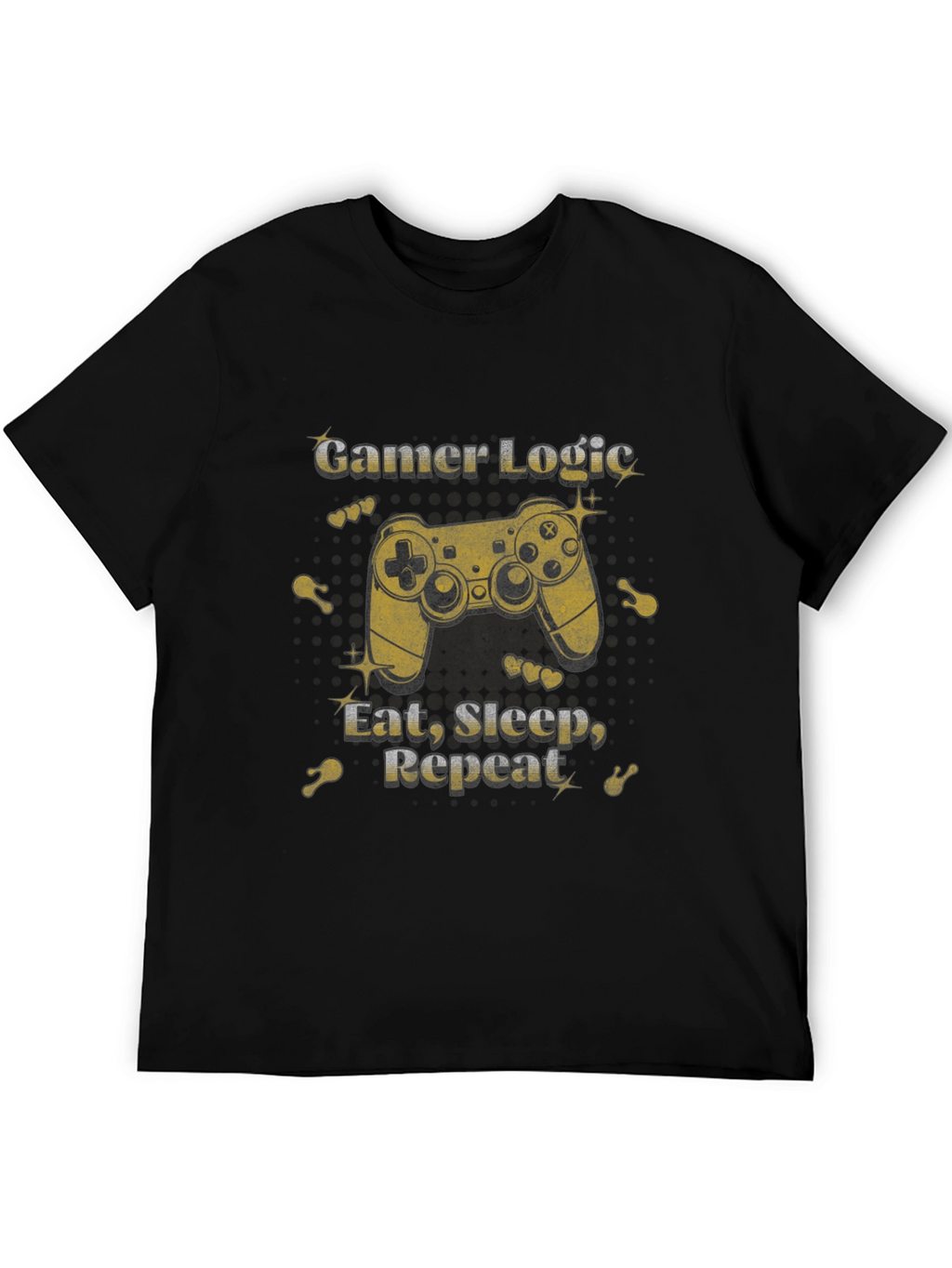 Gamer Logic T-Shirt: Eat Sleep Repeat