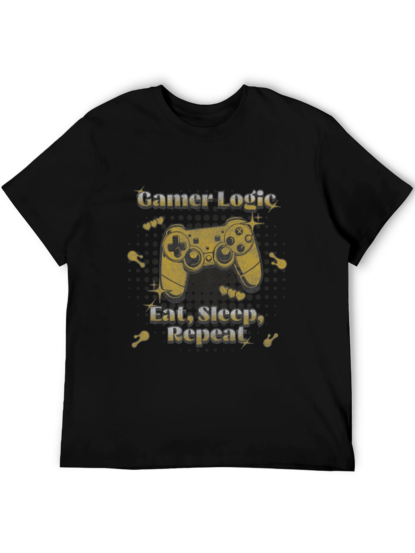 Gamer Logic T-Shirt: Eat Sleep Repeat