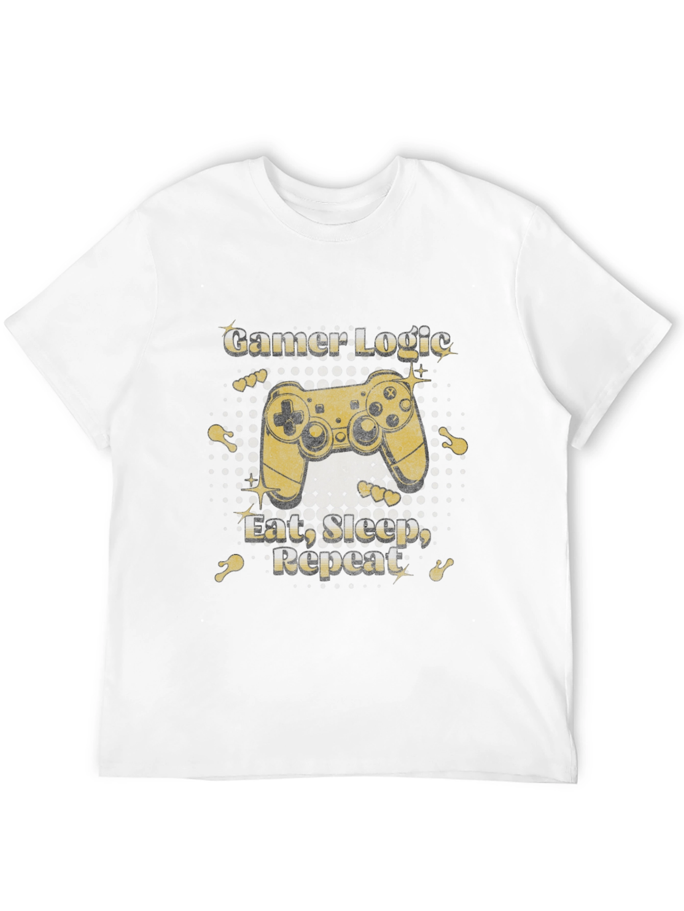 Gamer Logic T-Shirt: Eat Sleep Repeat
